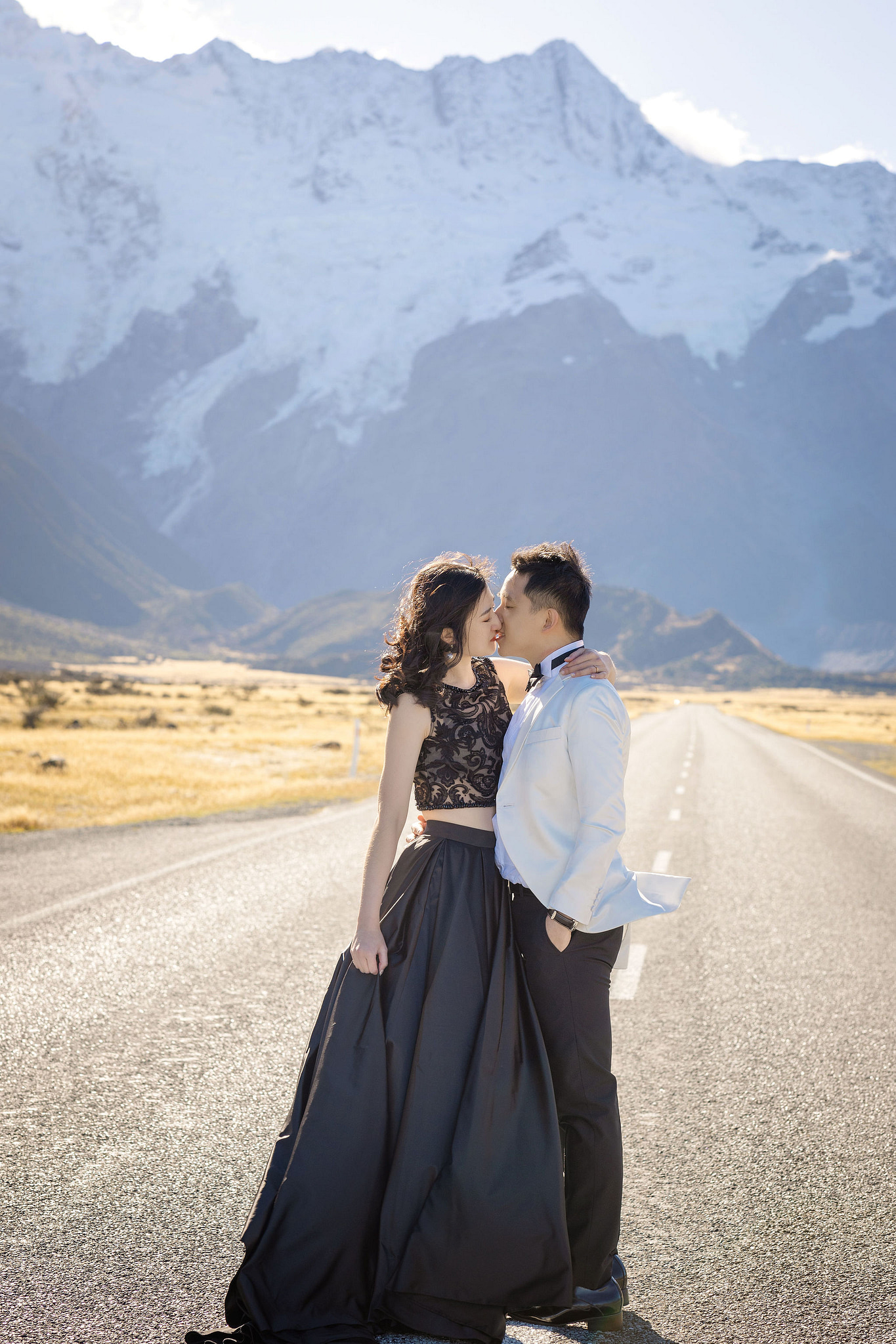 New Zealand Pre-Wedding Photoshoot | South Island at South Island pre-wedding photo