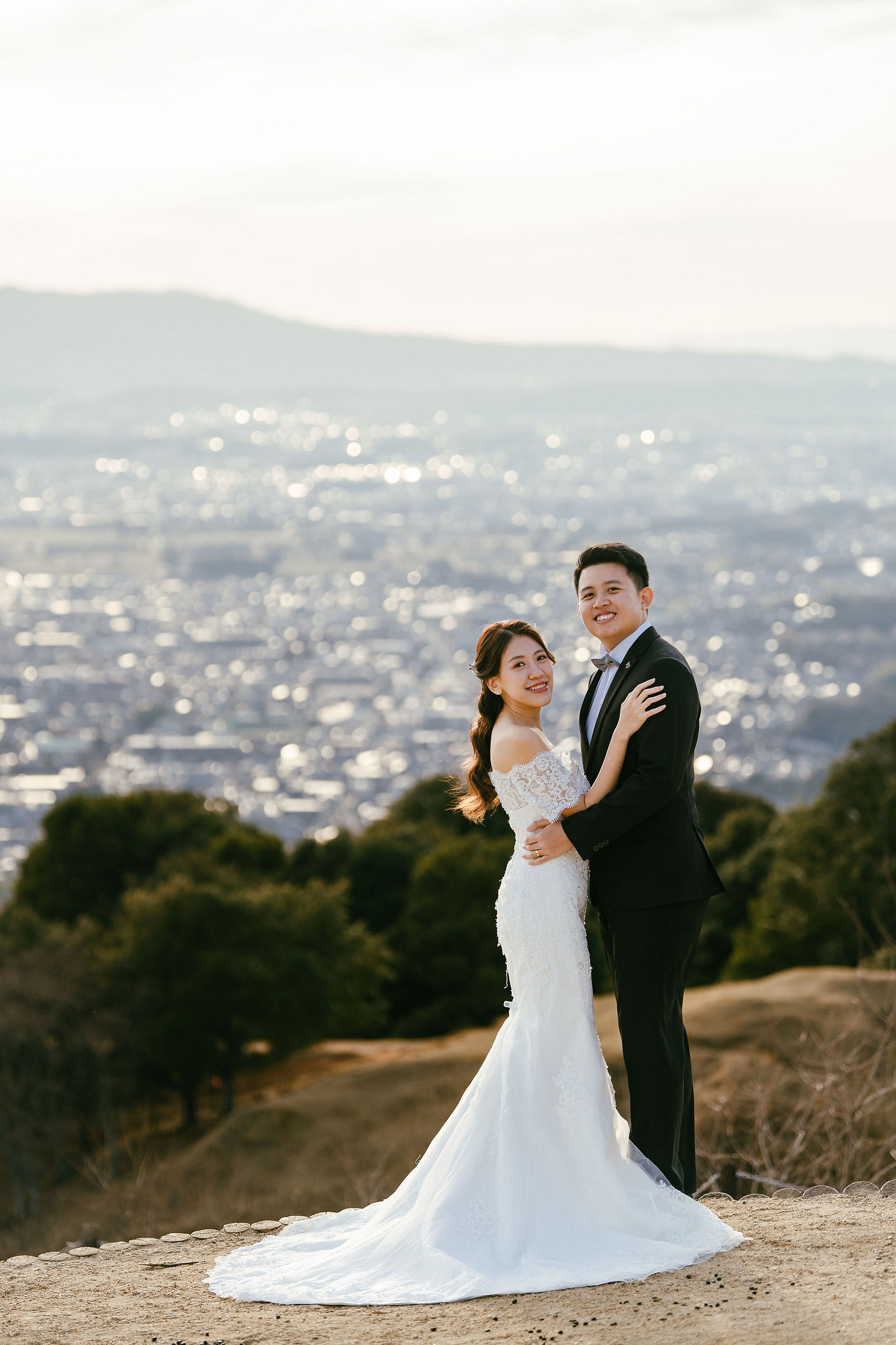Kyoto Pre-Wedding Photoshoot | Nara Park, Gion & Mount Wakakusa at Mount Wakakusa pre-wedding photo
