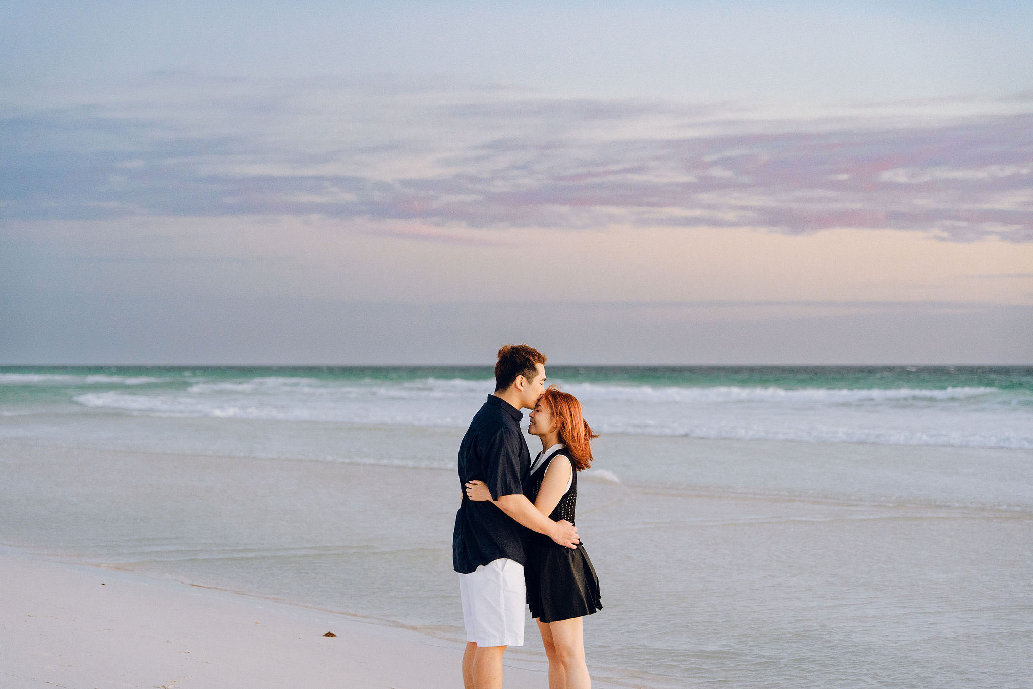 Perth Pre-Wedding Photoshoot | Fremantle, Blue House, Lancelin & Lancelin Beach at Lancelin Beach pre-wedding photo