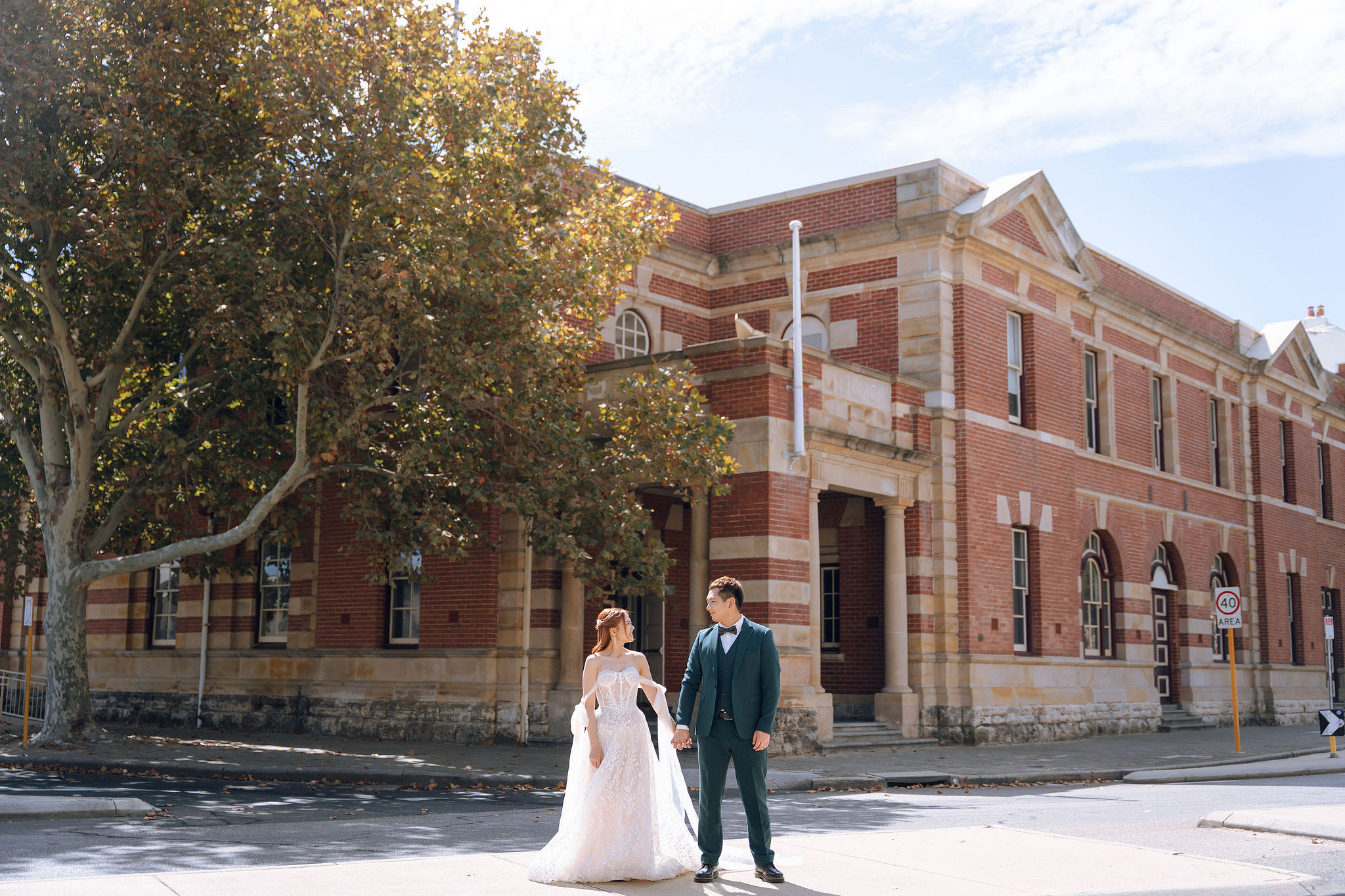 Perth Pre-Wedding Photoshoot | Fremantle, Blue House, Lancelin & Lancelin Beach at Fremantle pre-wedding photo