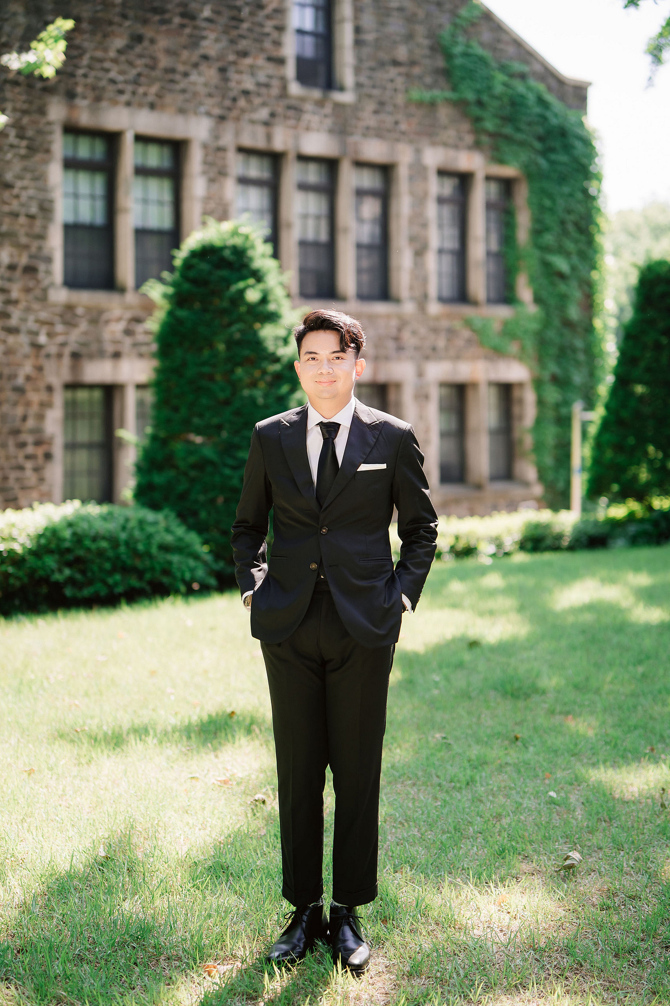 Seoul Pre-Wedding Photoshoot | Haneul Park, Yonsei University & Yeonnam-dong at Yonsei University pre-wedding photo