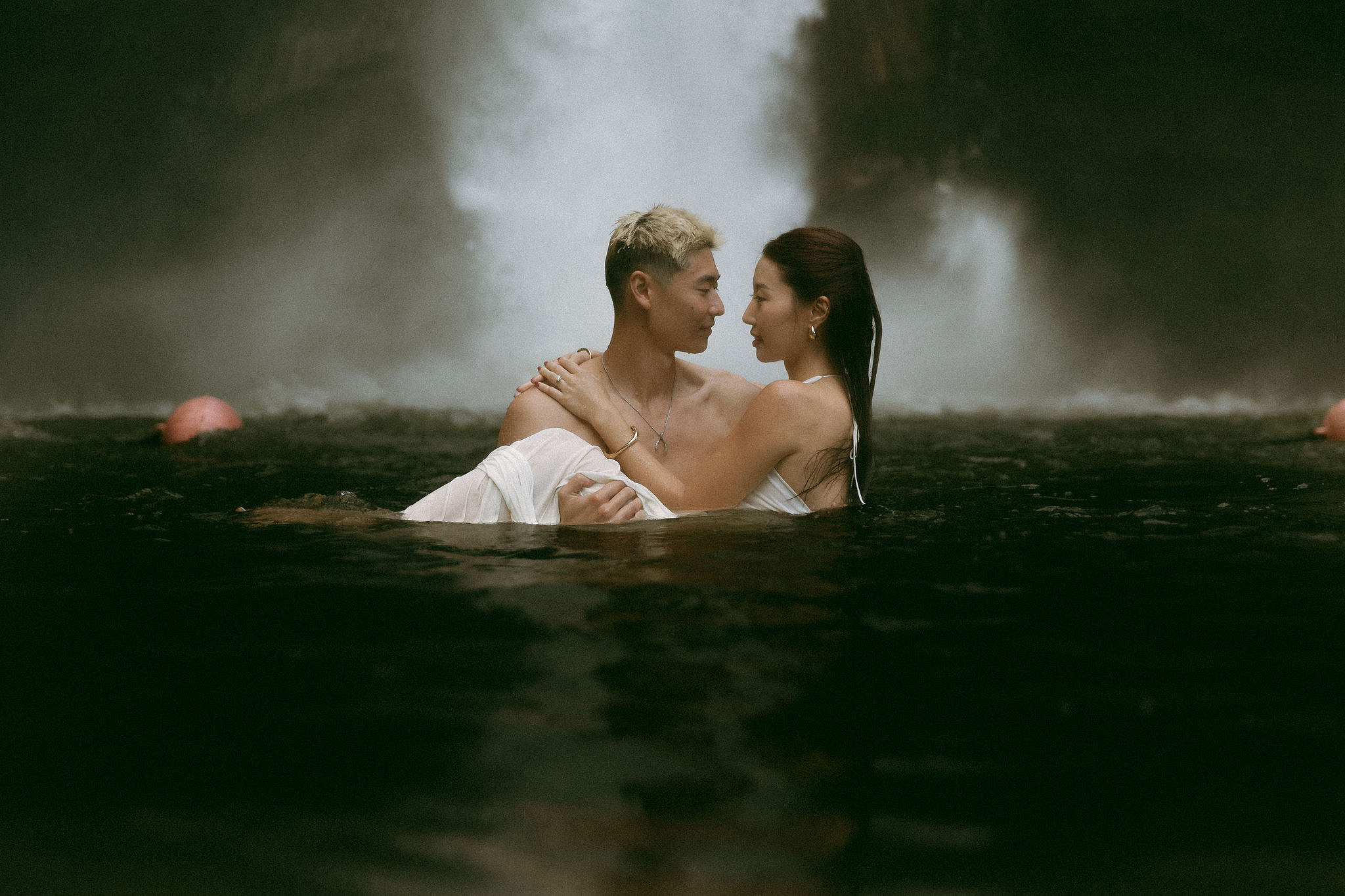 Bali Pre-Wedding Photoshoot | Lake Tamblingan, Kebun Raya Botanic Gardens & Blangsinga Waterfall at Blangsinga Waterfall pre-wedding photo