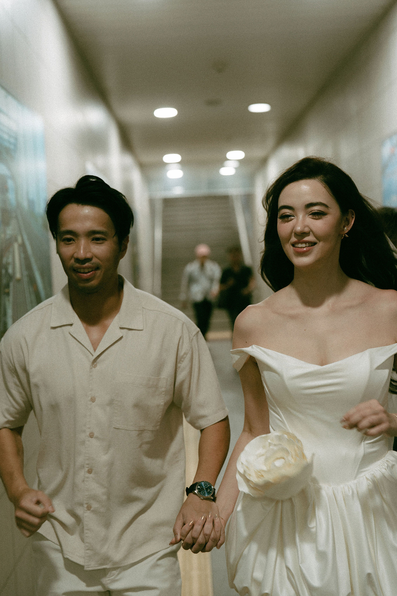 Ho Chi Minh Vietnam Pre-Wedding Photoshoot | European Film Studio, Market Streets & Saigon Bridge at Saigon Train Station pre-wedding photo