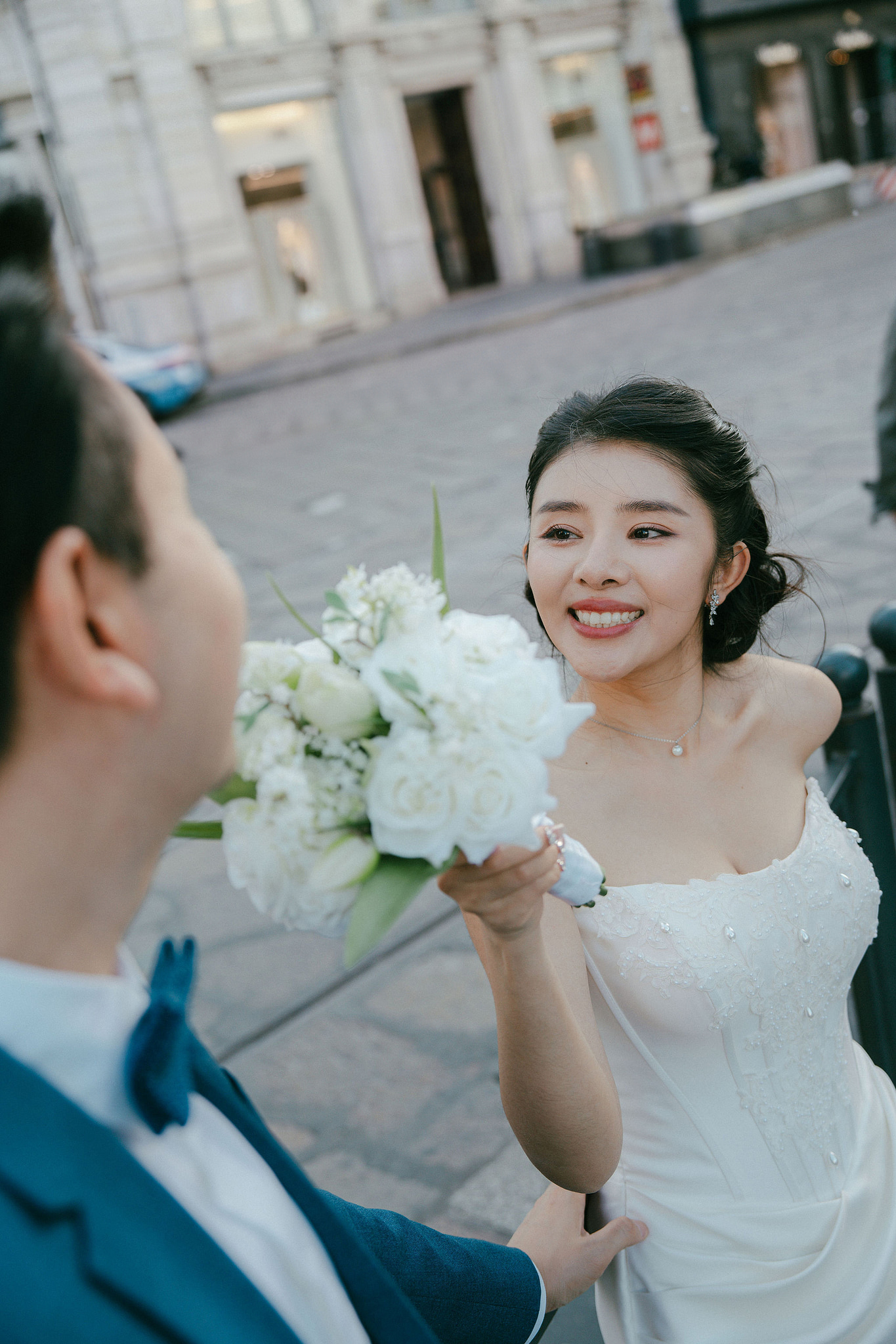 Milan Pre-Wedding Photoshoot | Milan Cathedral & Galleria Vittorio Emanuele II at Galleria Vittorio Emanuele II & Milan Streets pre-wedding photo