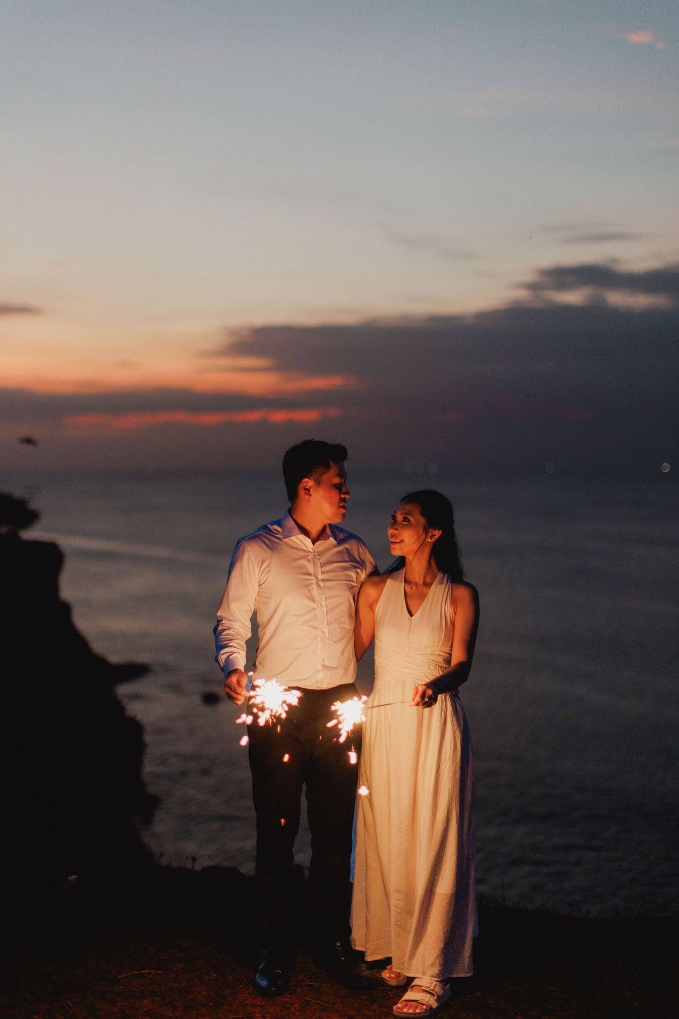 Bali Pre-Wedding Photoshoot | Mt. Batur Lava Fields, Blangsinga Waterfall & Balangan Beach at Balangan Beach pre-wedding photo