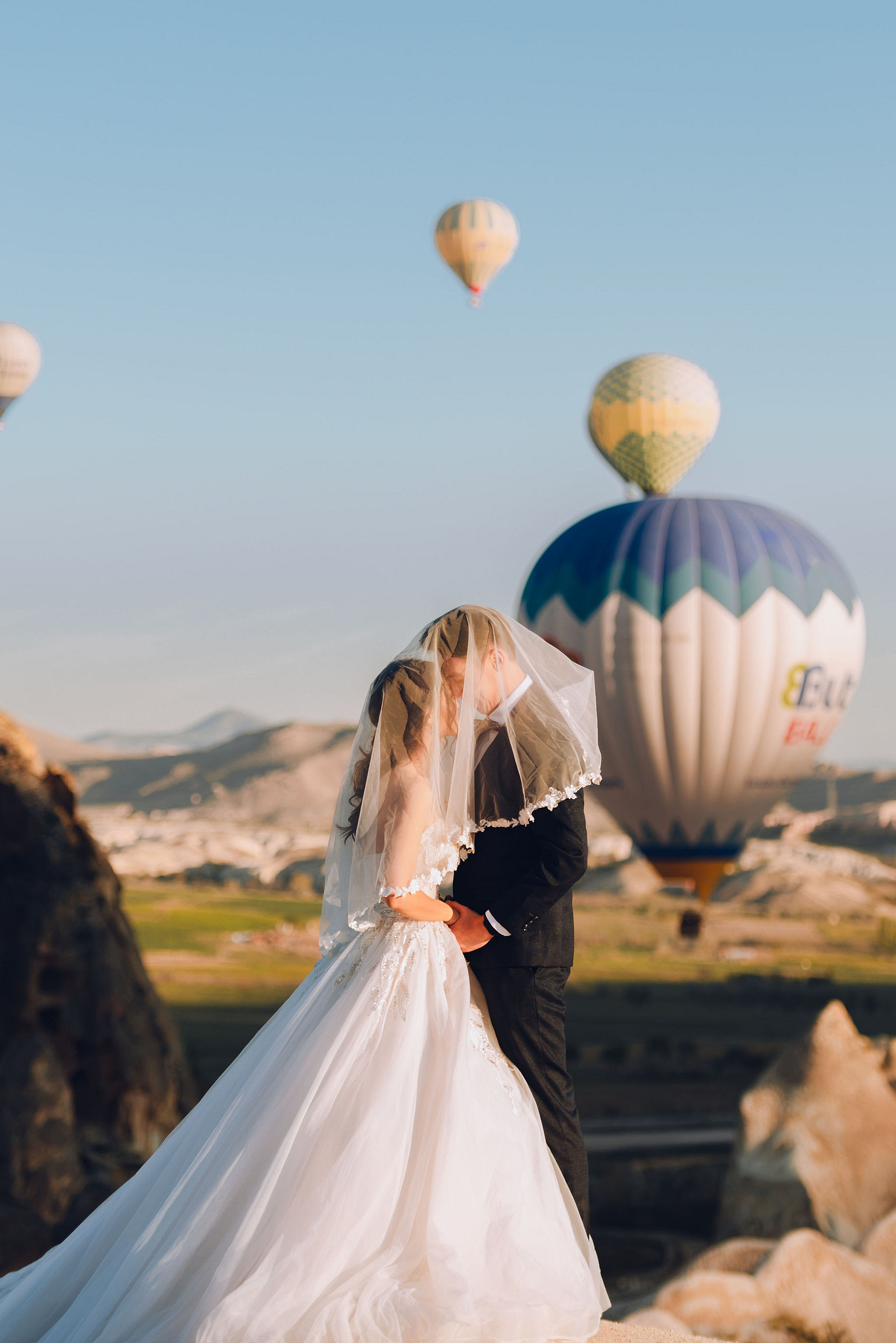 Cappadocia Pre-Wedding Photoshoot | Love Valley, Rooftop Terrace, Horse Ranch & Canyon at Valley pre-wedding photo