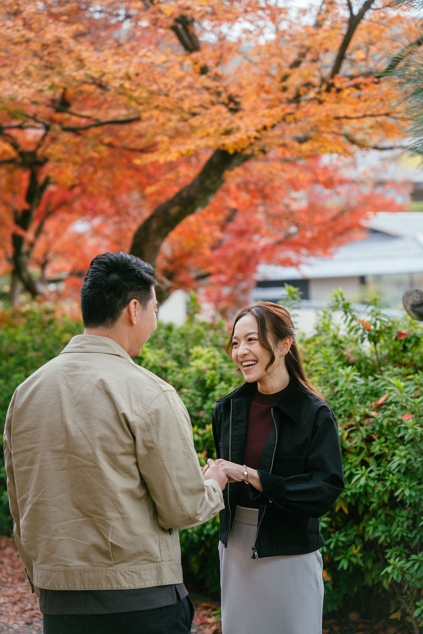 Kyoto Pre-Wedding Photoshoot | Ninenzaka, Nara Deer Park & Mt. Wakakusa at Ninenzaka pre-wedding photo