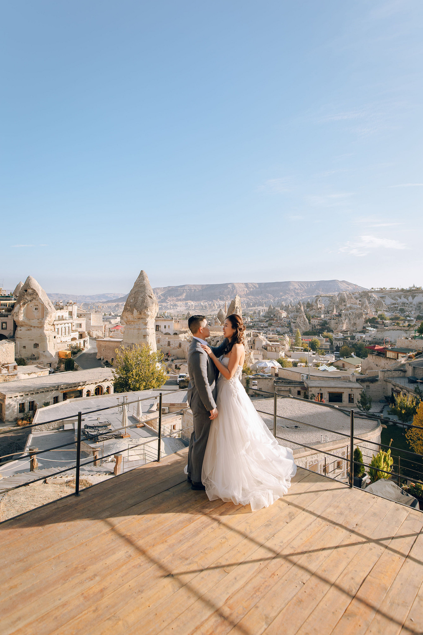 Cappadocia Pre-Wedding Photoshoot | Love Valley, Canyon, Lunar Cappadocian Hotel & Lake Tuz at Lunar Hotel pre-wedding photo