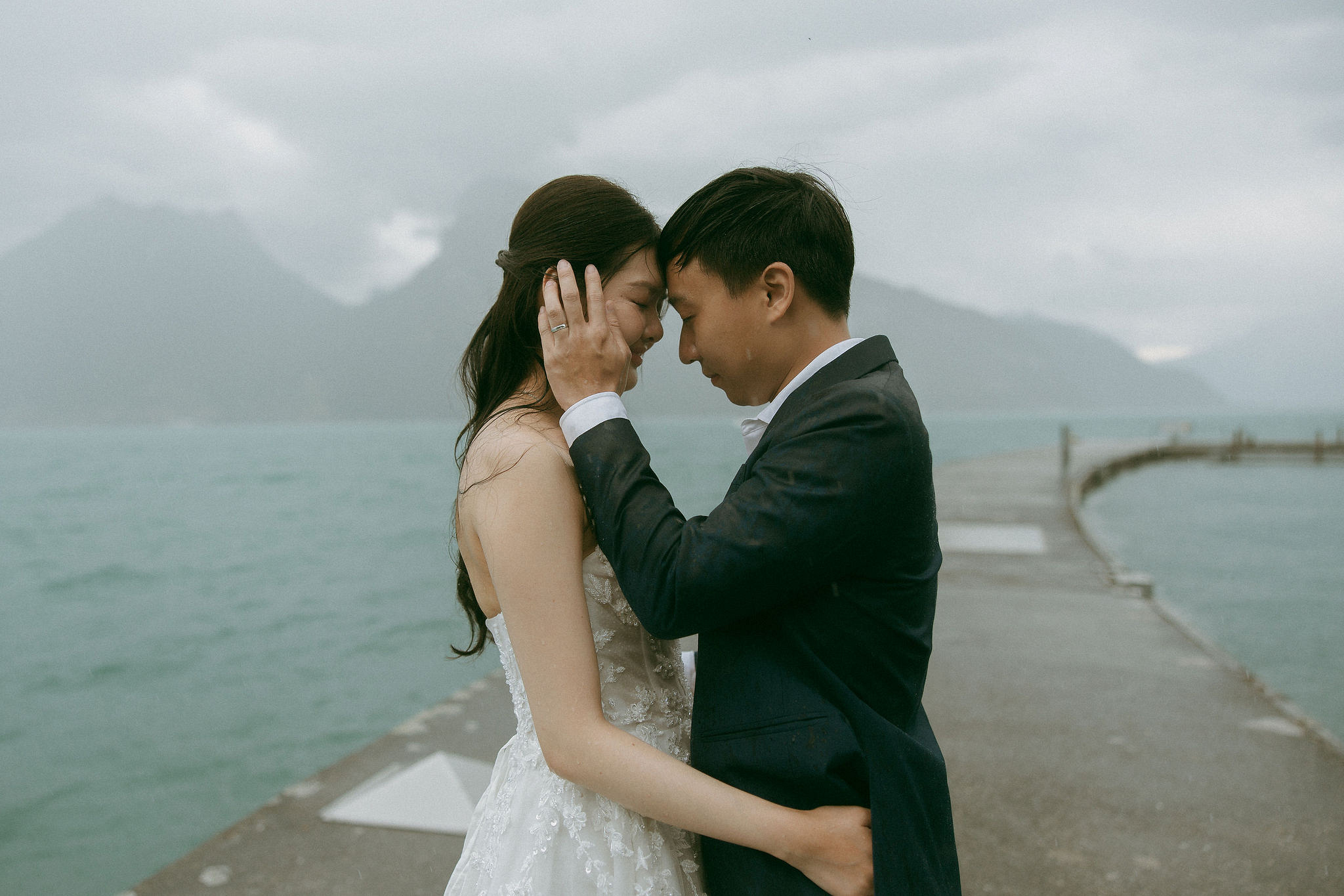 Switzerland Pre-Wedding Photoshoot | Spiez at Spiez pre-wedding photo