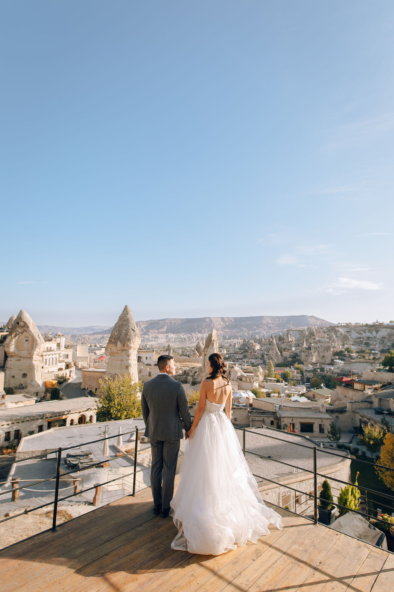 Cappadocia Pre-Wedding Photoshoot | Love Valley, Canyon, Lunar Cappadocian Hotel & Lake Tuz at Lunar Hotel pre-wedding photo