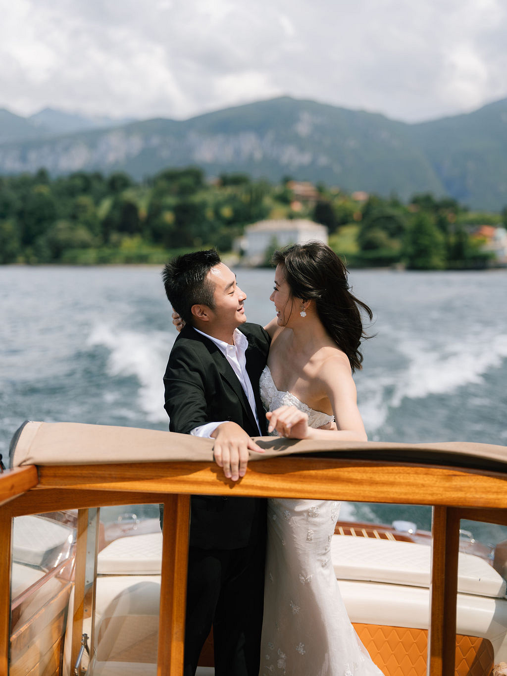 Lake Como Pre-Wedding Photoshoot | Bellagio, Lake Como & Villa Melzi Gardens at Lake Como pre-wedding photo