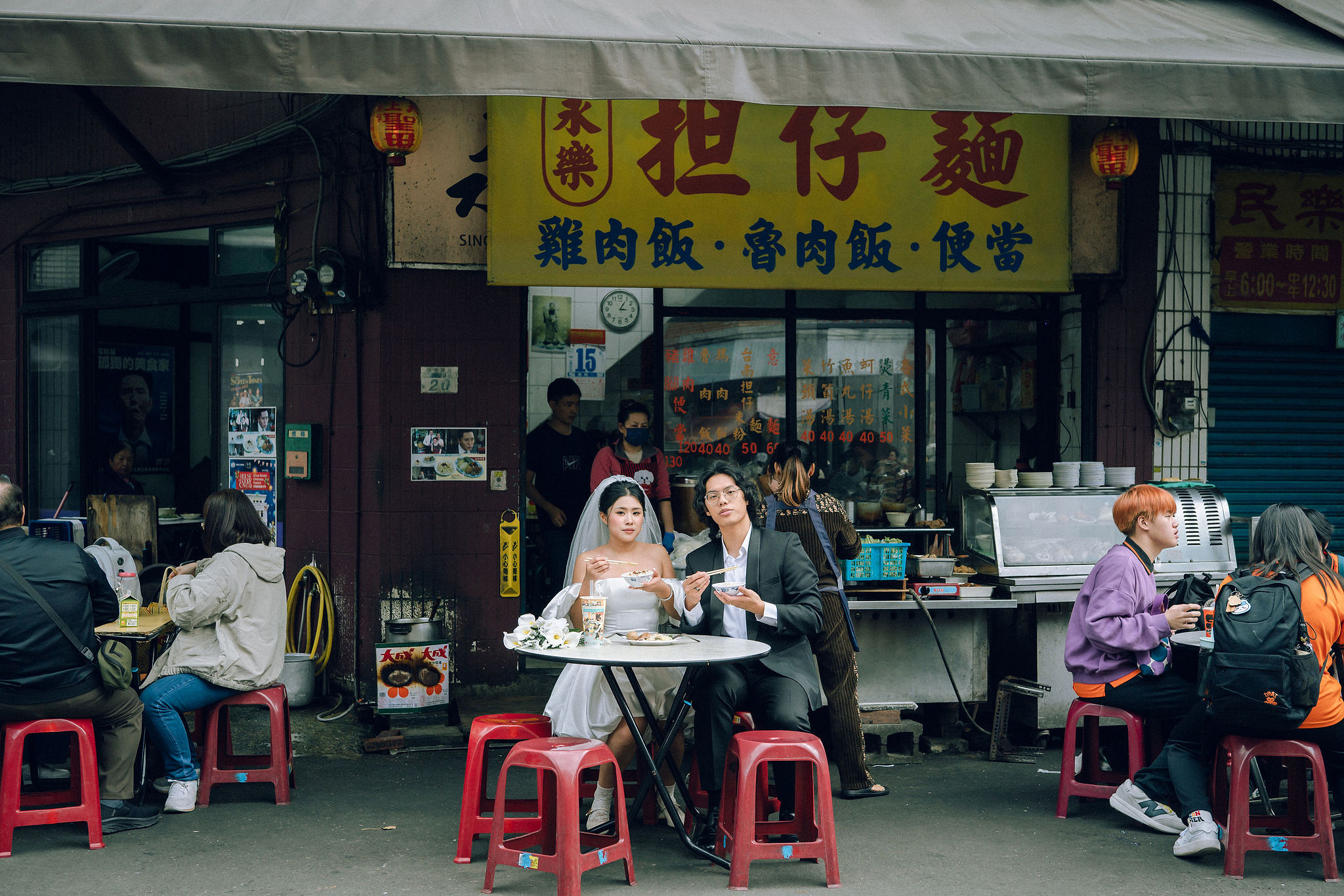 Taiwan Pre-Wedding Photoshoot | Lin Family Mansion, Dadaocheng & Yangmingshan at Dadaocheng pre-wedding photo