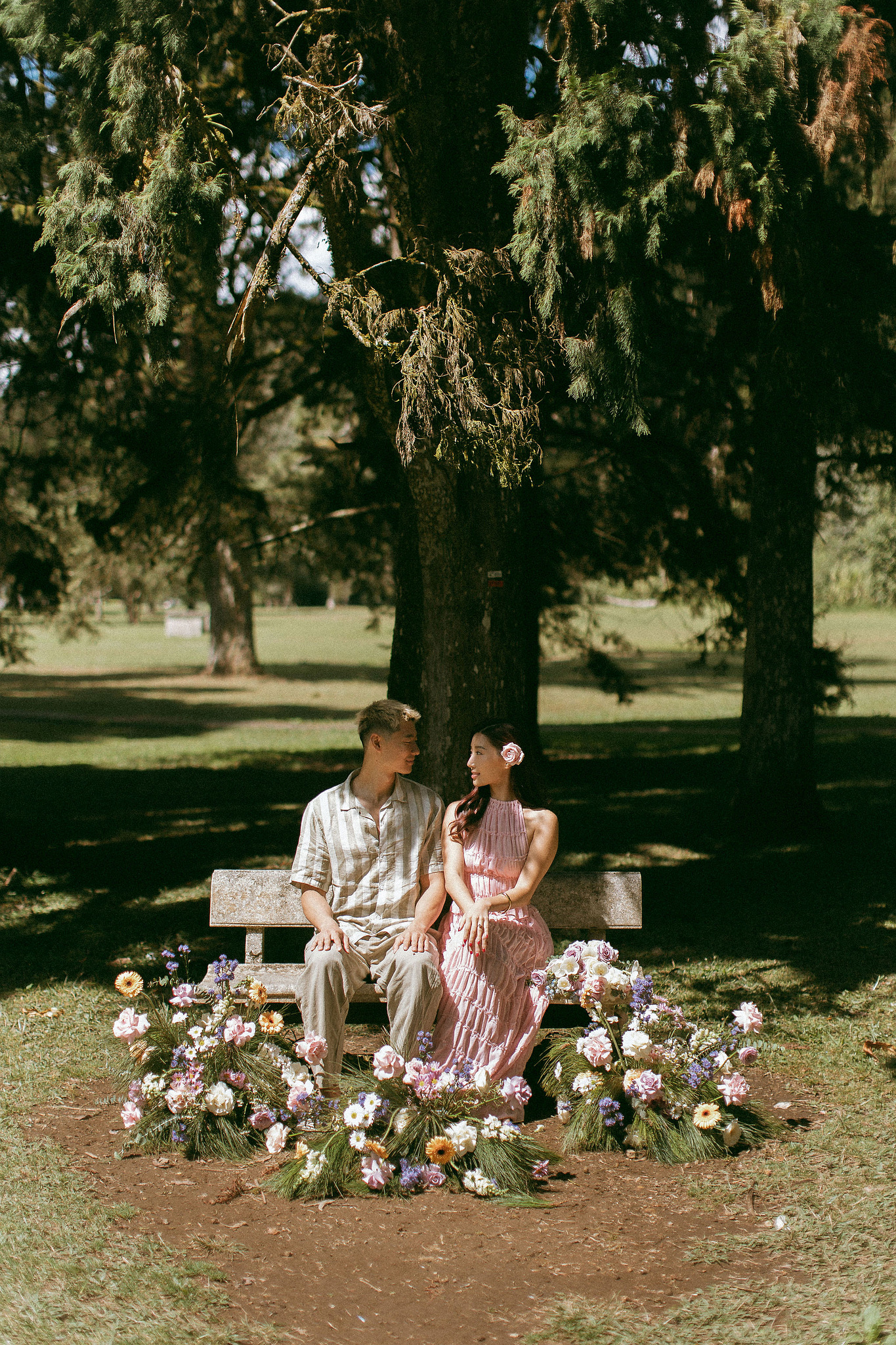 Bali Pre-Wedding Photoshoot | Lake Tamblingan, Kebun Raya Botanic Gardens & Blangsinga Waterfall at Botanic Gardens pre-wedding photo