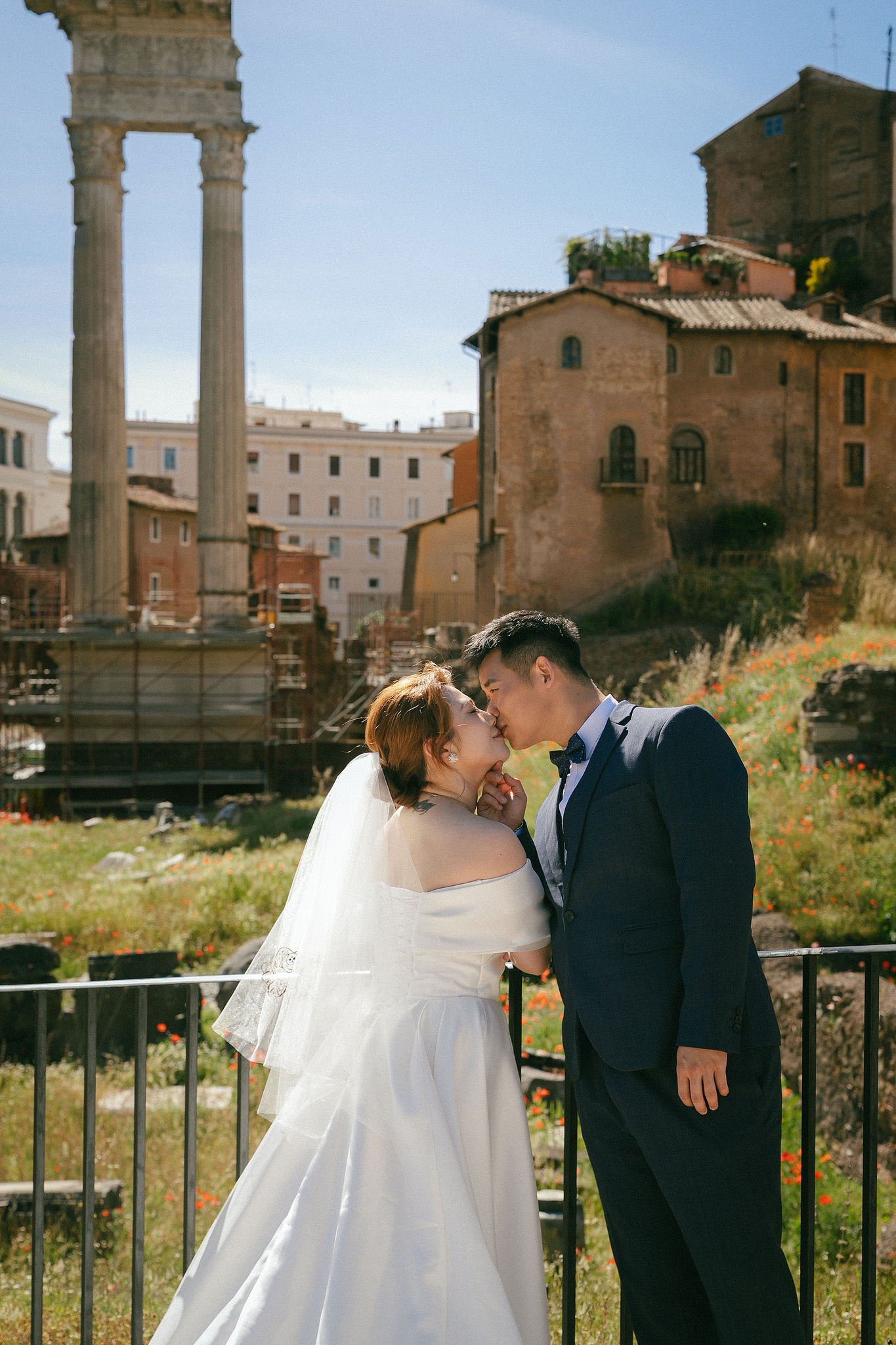 Rome Pre-Wedding Photoshoot | Rome Streets, Capitoline Hill, Basilica of St. Anthony, Villa Borghese & Giardino di Sant’Alessio at Capitoline Hill pre-wedding photo