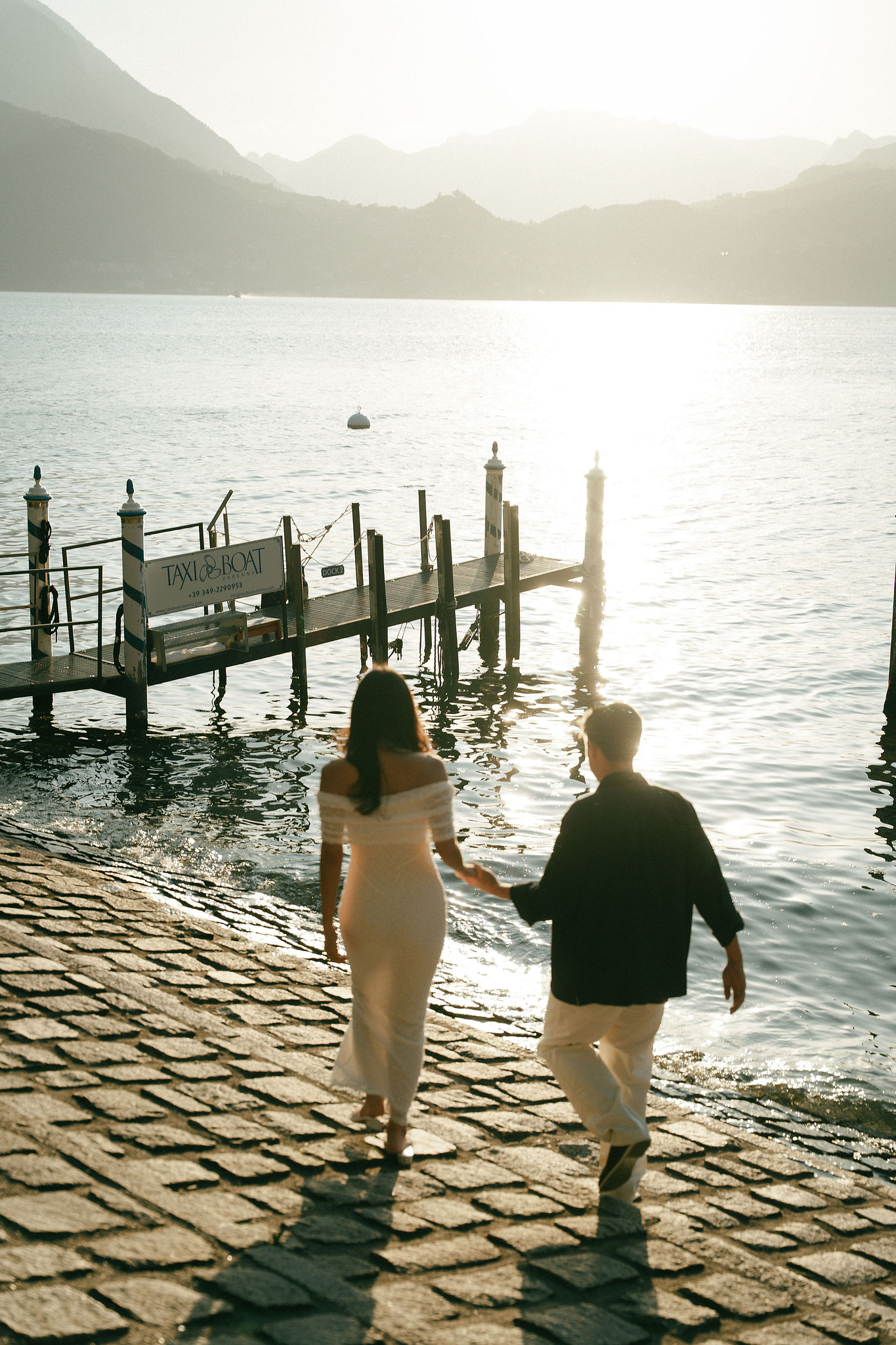 Lake Como Proposal Photoshoot | Lake Como & Varenna at Varenna pre-wedding photo
