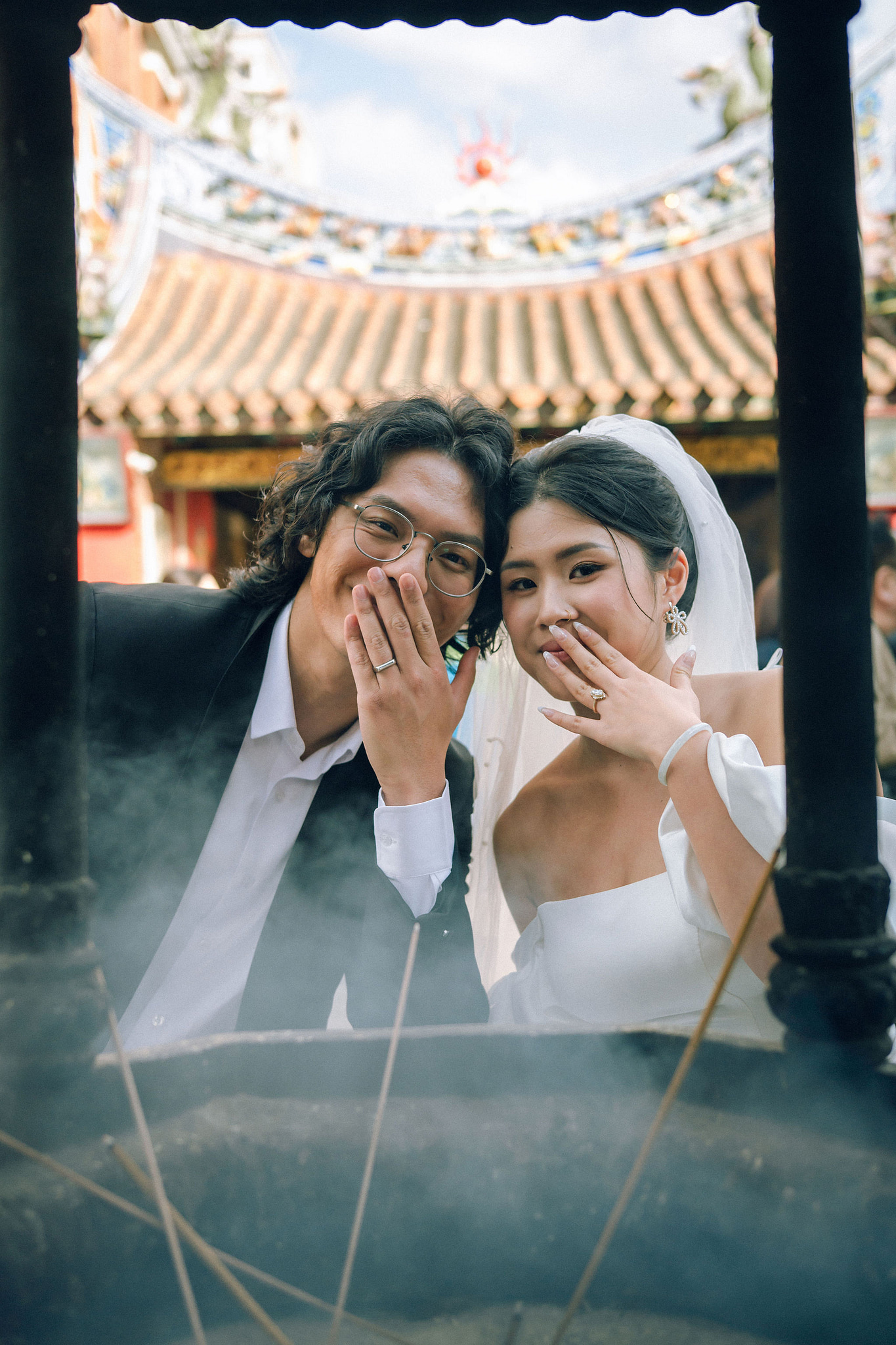 Taiwan Pre-Wedding Photoshoot | Lin Family Mansion, Dadaocheng & Yangmingshan at Dadaocheng pre-wedding photo