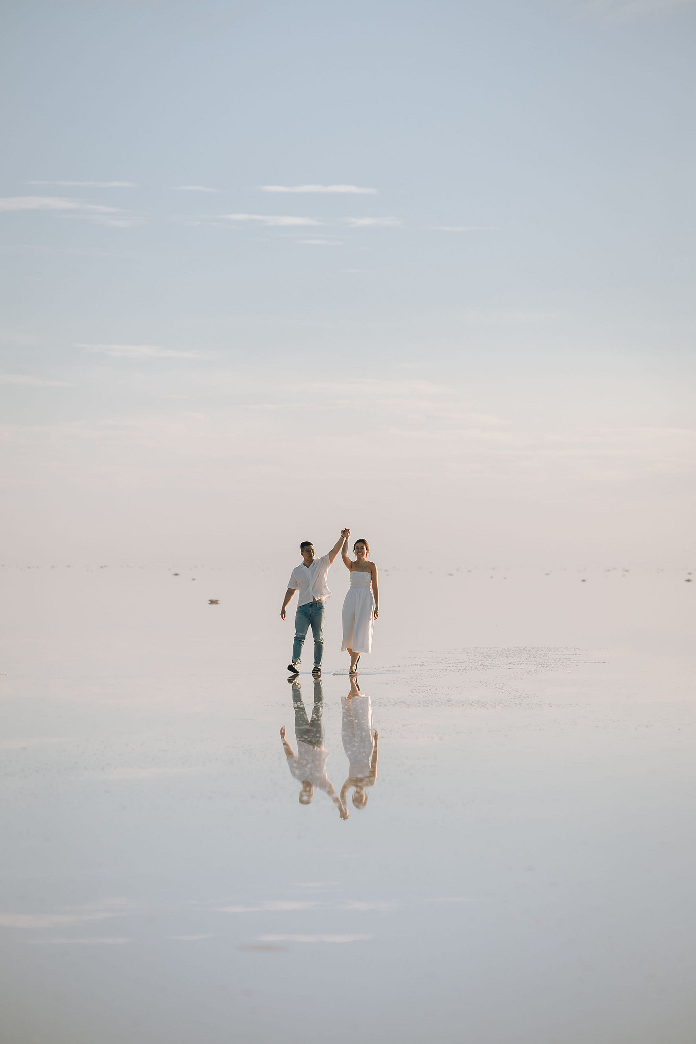 Cappadocia Pre-Wedding Photoshoot | Love Valley, Canyon, Lunar Cappadocian Hotel & Lake Tuz at Salt Lake pre-wedding photo