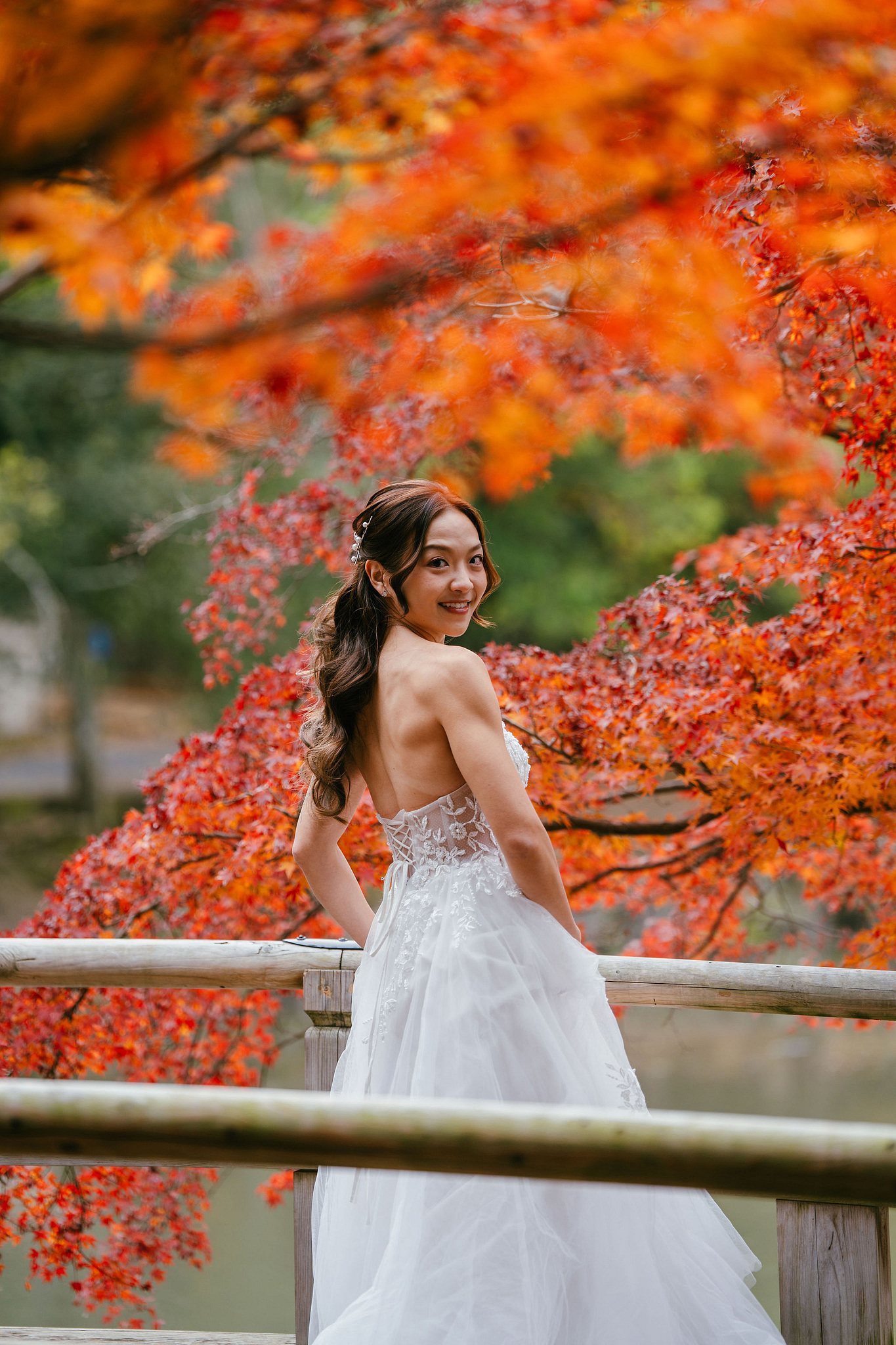 Kyoto Pre-Wedding Photoshoot | Ninenzaka, Nara Deer Park & Mt. Wakakusa at Nara Deer Park pre-wedding photo
