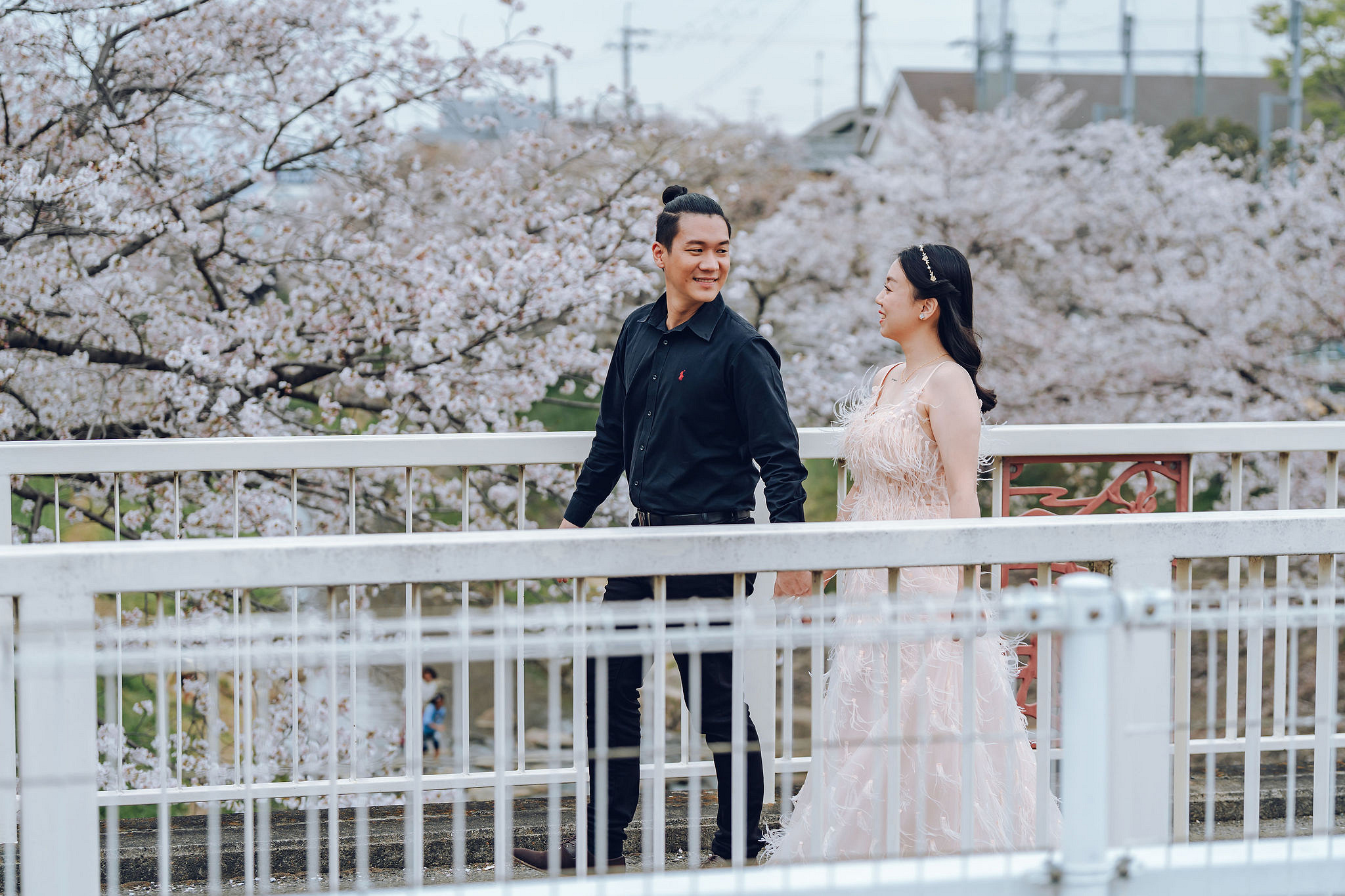 Kyoto Pre-Wedding Photoshoot | Historic Higashiyama Streets, Keage Incline & Nara Park at Keage Incline & Kamo Riverbanks pre-wedding photo