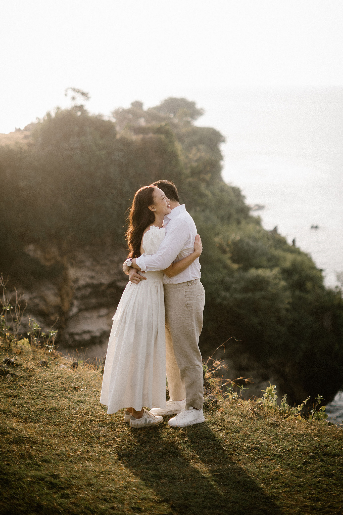 Bali Pre-Wedding Photoshoot | Pinggan Village, Lava Fields, Twin Cliff Valley & Beach at Beach pre-wedding photo