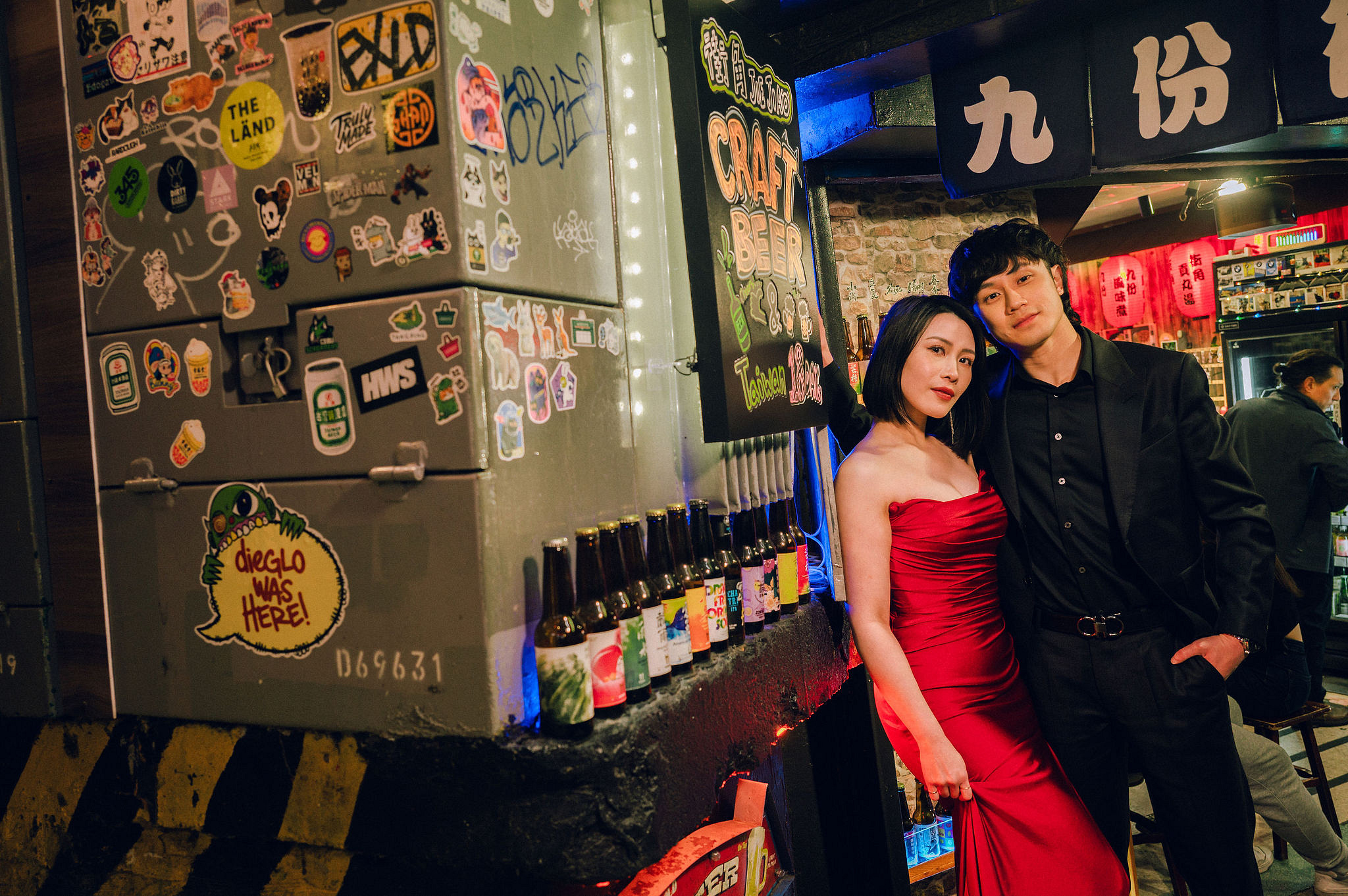 Taiwan Pre-Wedding Photoshoot | Ximending, Lengshuikeng & Jiufen at Jiufen pre-wedding photo