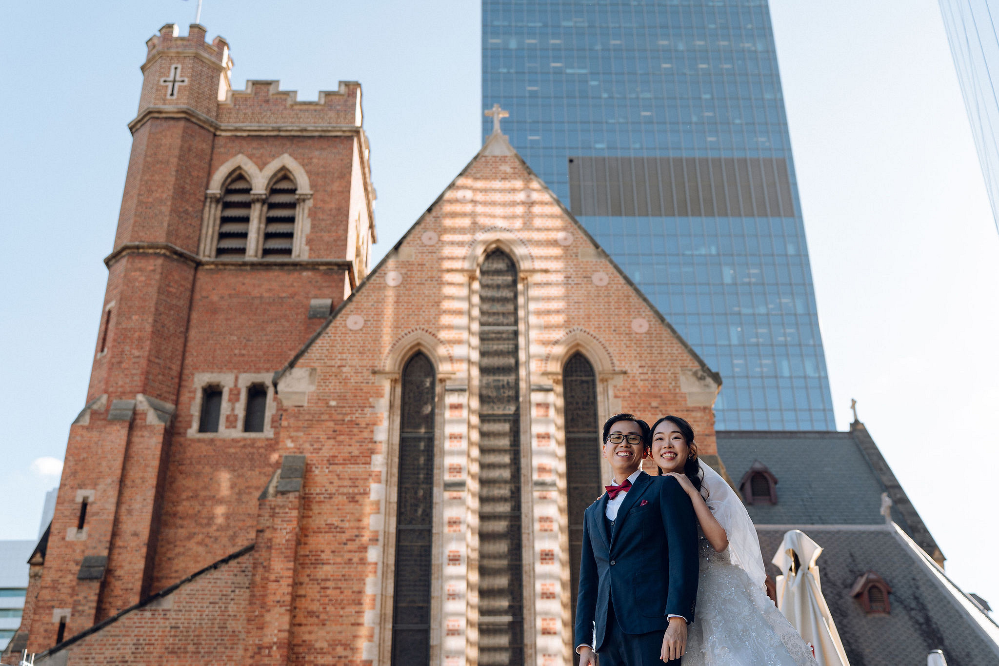 Perth Pre-Wedding Photoshoot | State Buildings & Wanneroo Pines at State Buildings pre-wedding photo