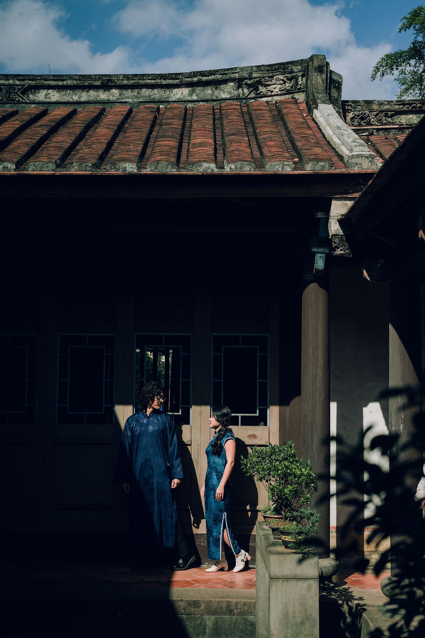Taiwan Pre-Wedding Photoshoot | Lin Family Mansion, Dadaocheng & Yangmingshan at Lin Family Mansion pre-wedding photo