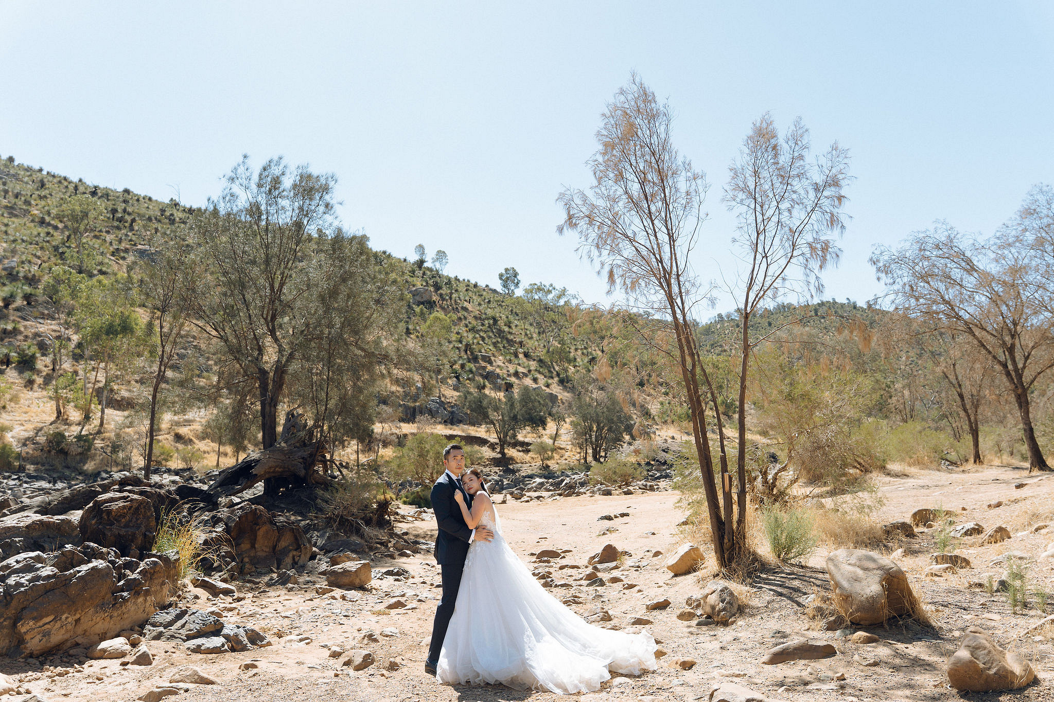 Perth Pre-Wedding Photoshoot | Bell Rapids, Lancelin & Trigg Beach at Bell Rapids pre-wedding photo