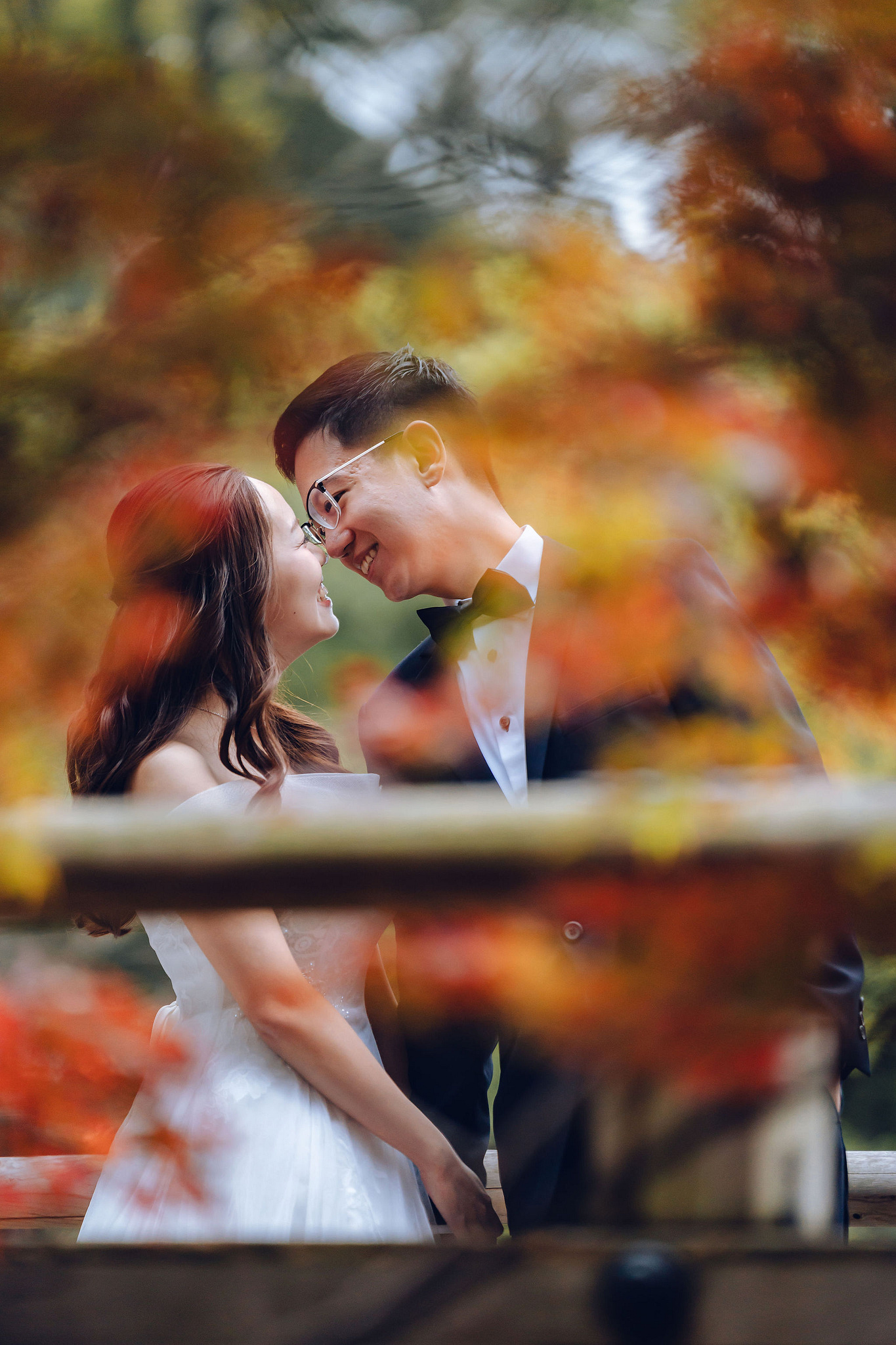 Kyoto Pre-Wedding Photoshoot | Kamo River, Nara Deer Park & Mt. Wakakusa at Nara Deer Park pre-wedding photo