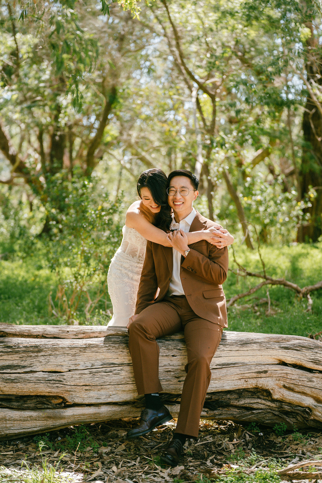 Perth Pre-Wedding Photoshoot | Wanneroo Pines, Yanchep National Park, Lancelin & Lancelin Beach at Yanchep National Park pre-wedding photo