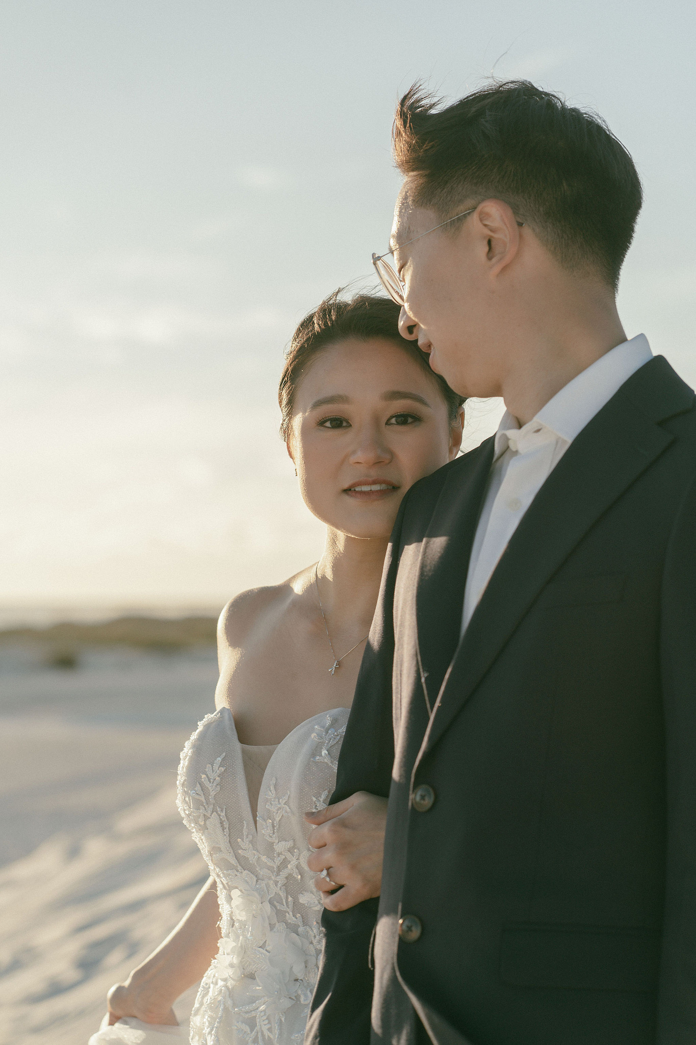 Perth Pre-Wedding Photoshoot | Wanneroo Pines, Yanchep National Park, Lancelin & Lancelin Beach at Lancelin Sand Dunes pre-wedding photo