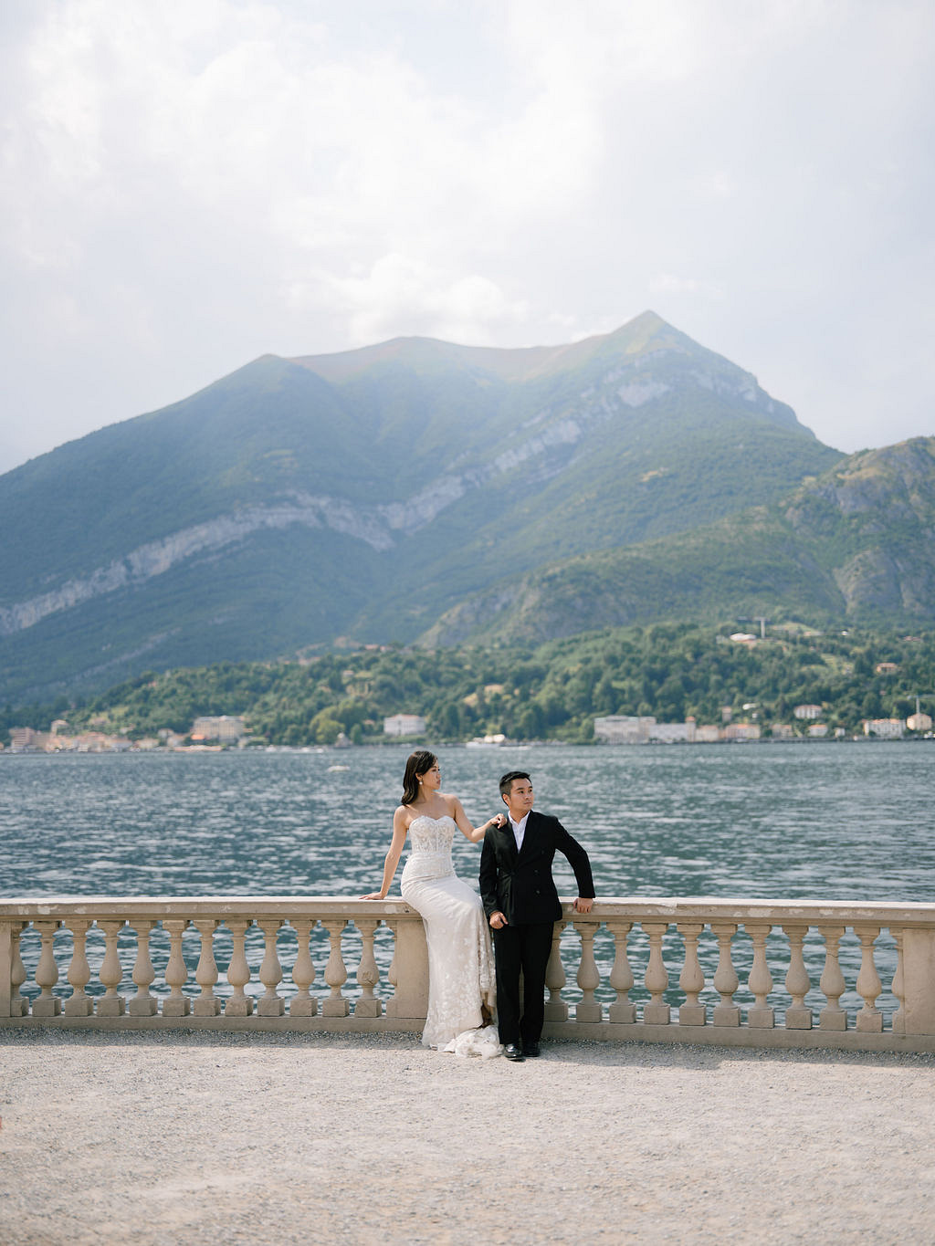 Lake Como Pre-Wedding Photoshoot | Bellagio, Lake Como & Villa Melzi Gardens at Villa Melzi Gardens pre-wedding photo