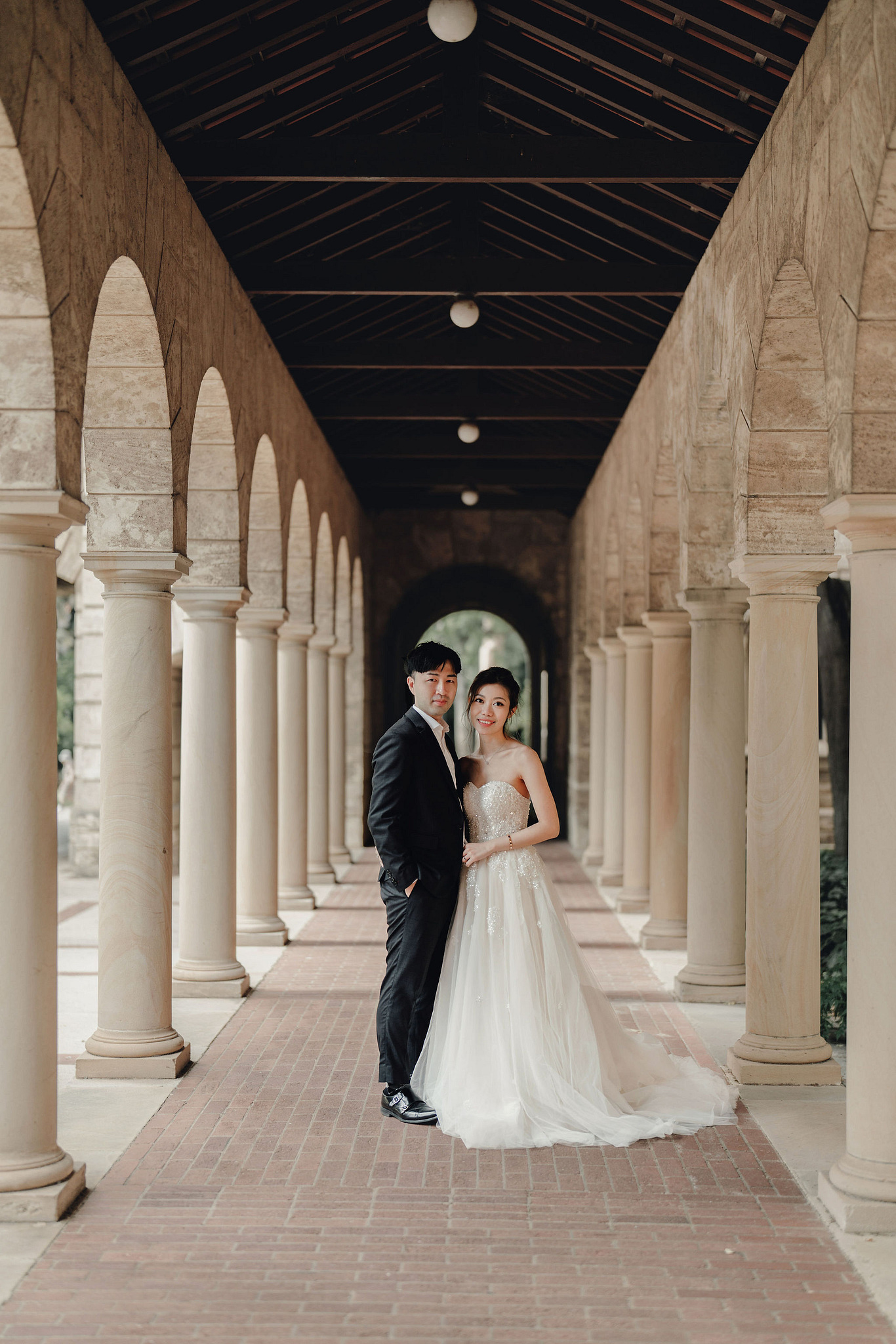 Perth Pre-Wedding Photoshoot | Fremantle, Lancelin, UWA & Coogee Beach at University of Western Australia (UWA) pre-wedding photo