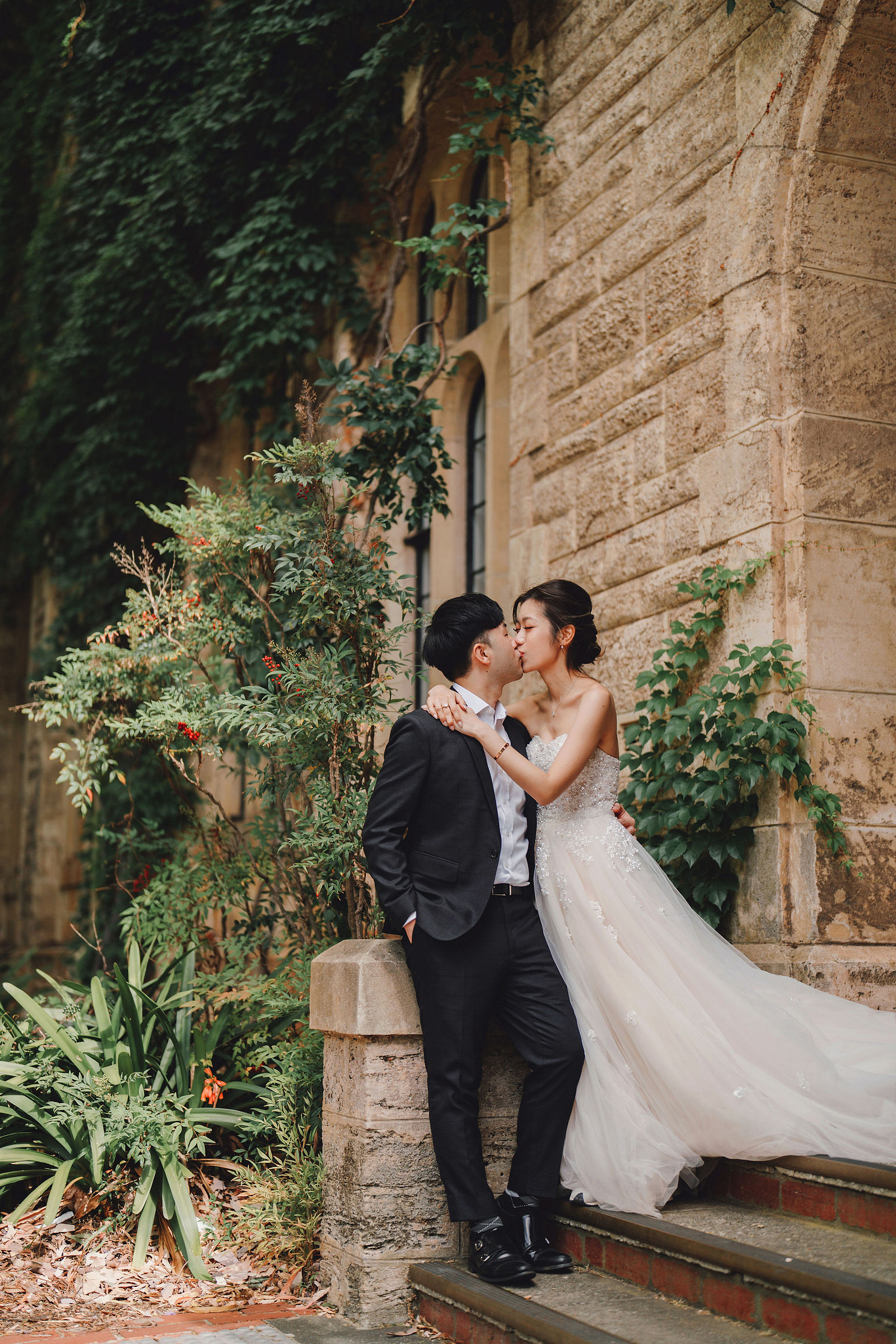 Perth Pre-Wedding Photoshoot | Fremantle, Lancelin, UWA & Coogee Beach at University of Western Australia (UWA) pre-wedding photo