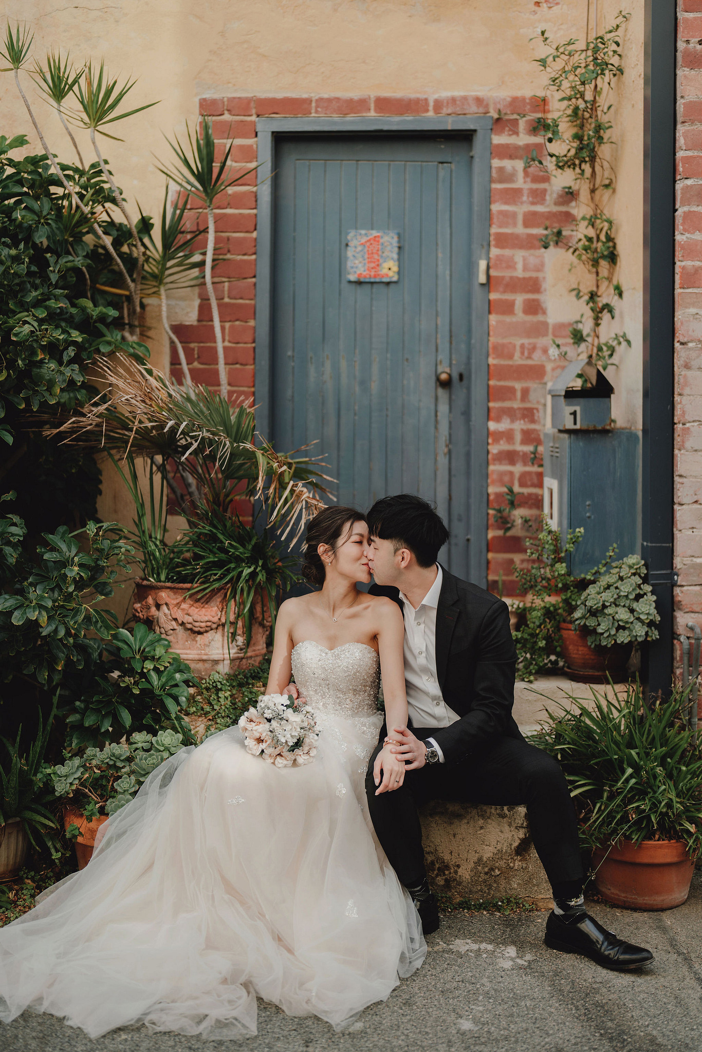 Perth Pre-Wedding Photoshoot | Fremantle, Lancelin, UWA & Coogee Beach at Fremantle pre-wedding photo