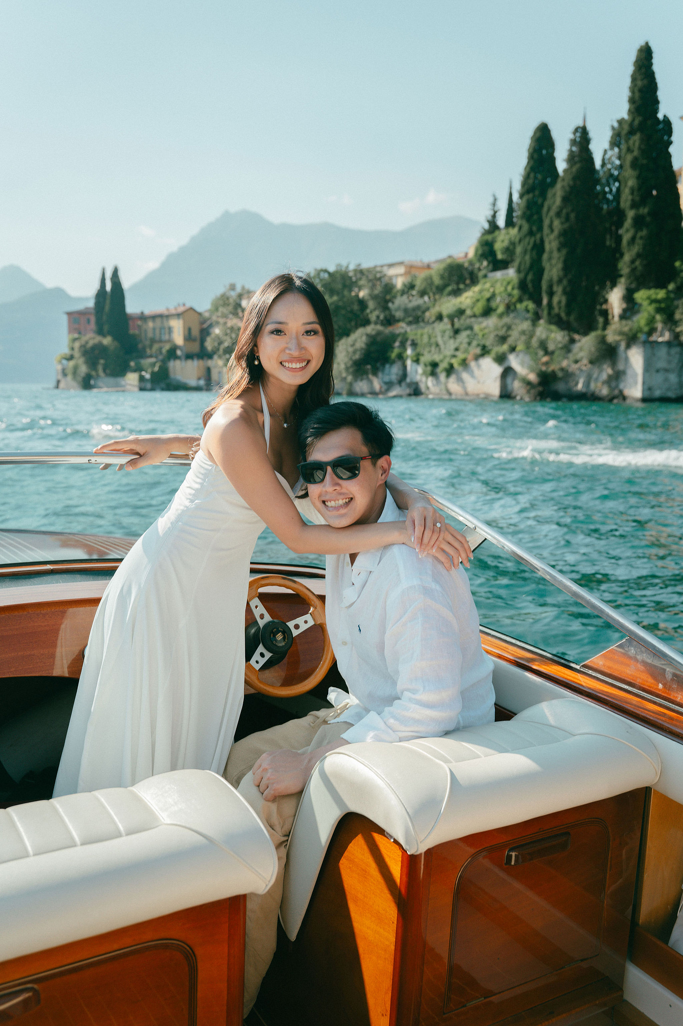 Lake Como Proposal Photoshoot | Lake Como & Varenna at Lake Como pre-wedding photo