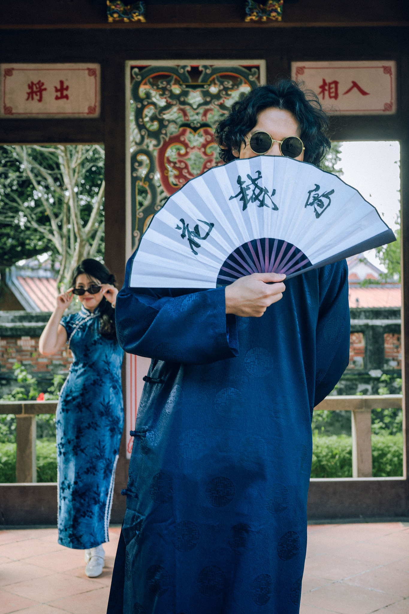 Taiwan Pre-Wedding Photoshoot | Lin Family Mansion, Dadaocheng & Yangmingshan at Lin Family Mansion pre-wedding photo