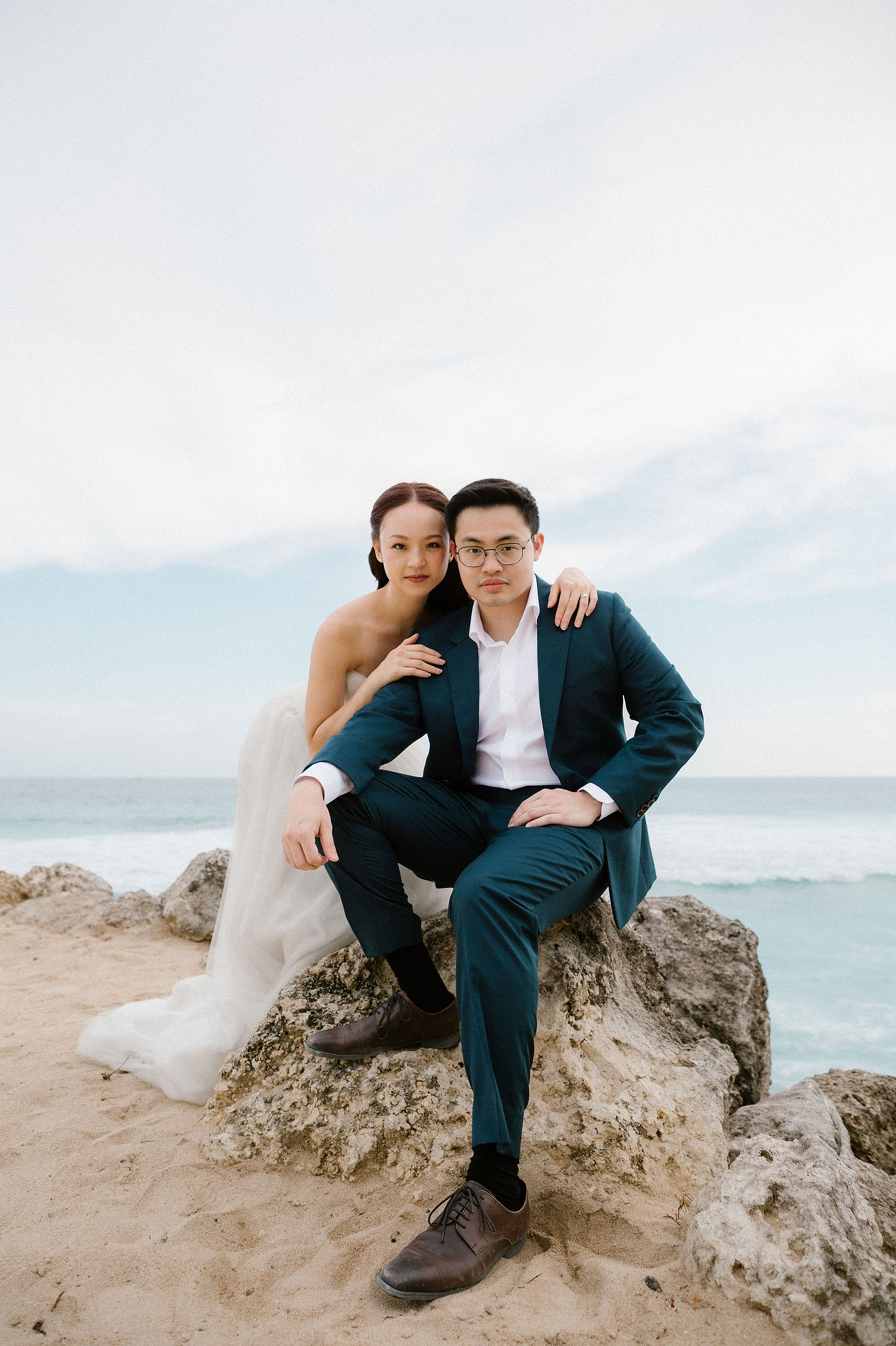 Bali Pre-Wedding Photoshoot | Pinggan Village, Lava Fields, Twin Cliff Valley & Beach at Twin Cliff Valley & Beach pre-wedding photo