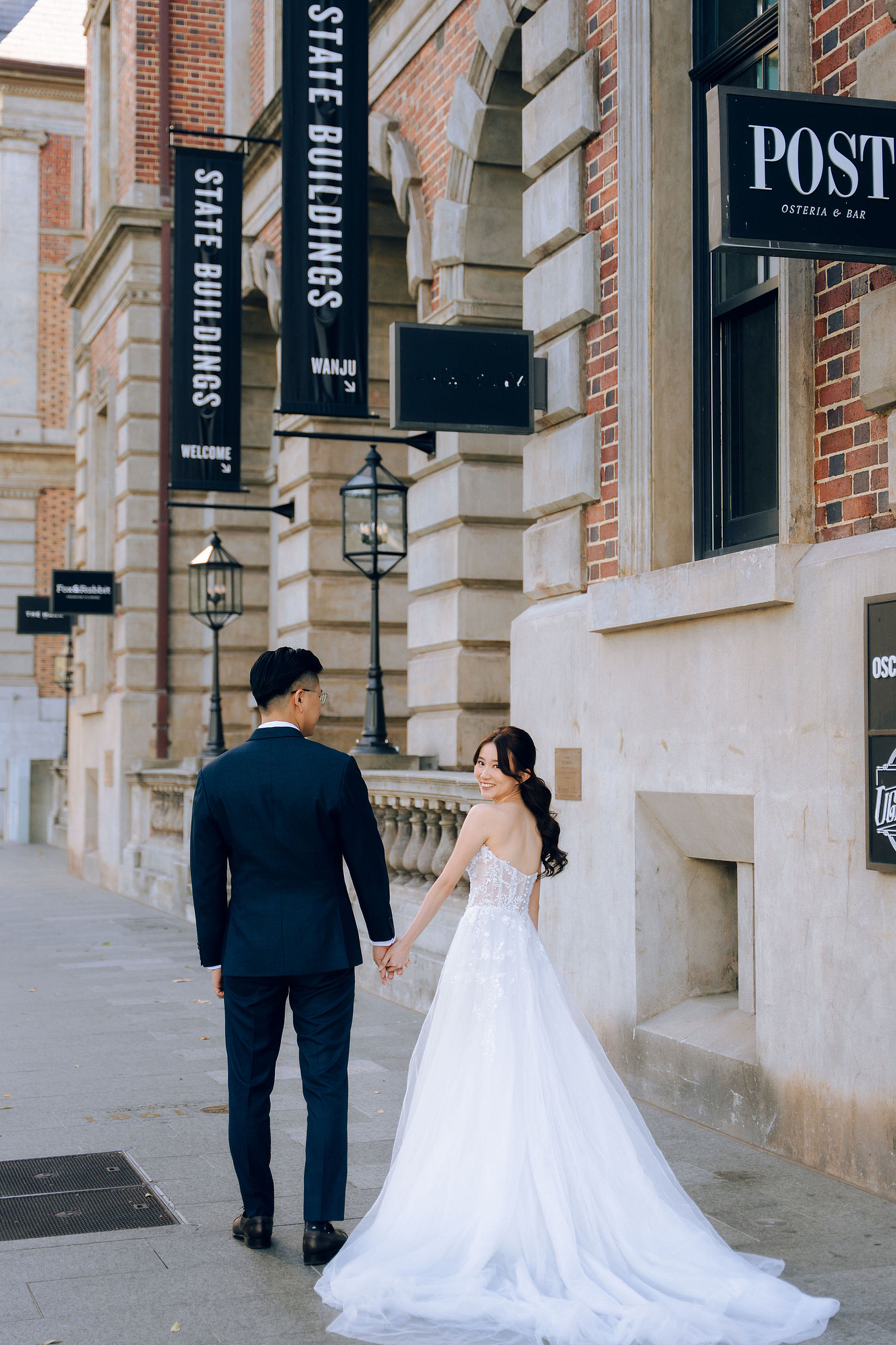 Perth Pre-Wedding Photoshoot | Lancelin, State Buildings & UWA at State Buildings pre-wedding photo