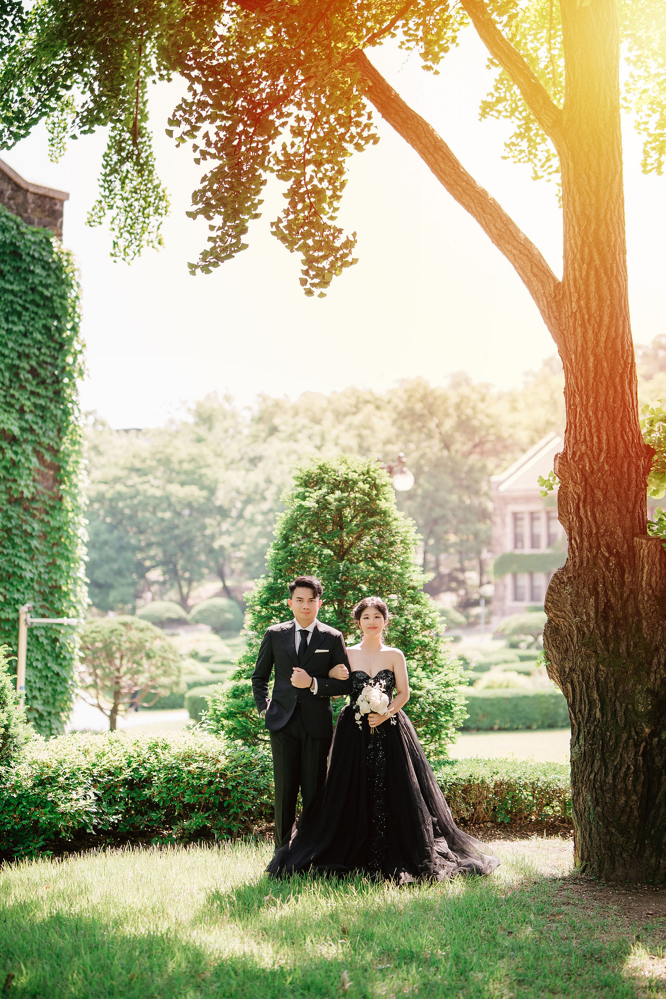 Seoul Pre-Wedding Photoshoot | Haneul Park, Yonsei University & Yeonnam-dong at Yonsei University pre-wedding photo