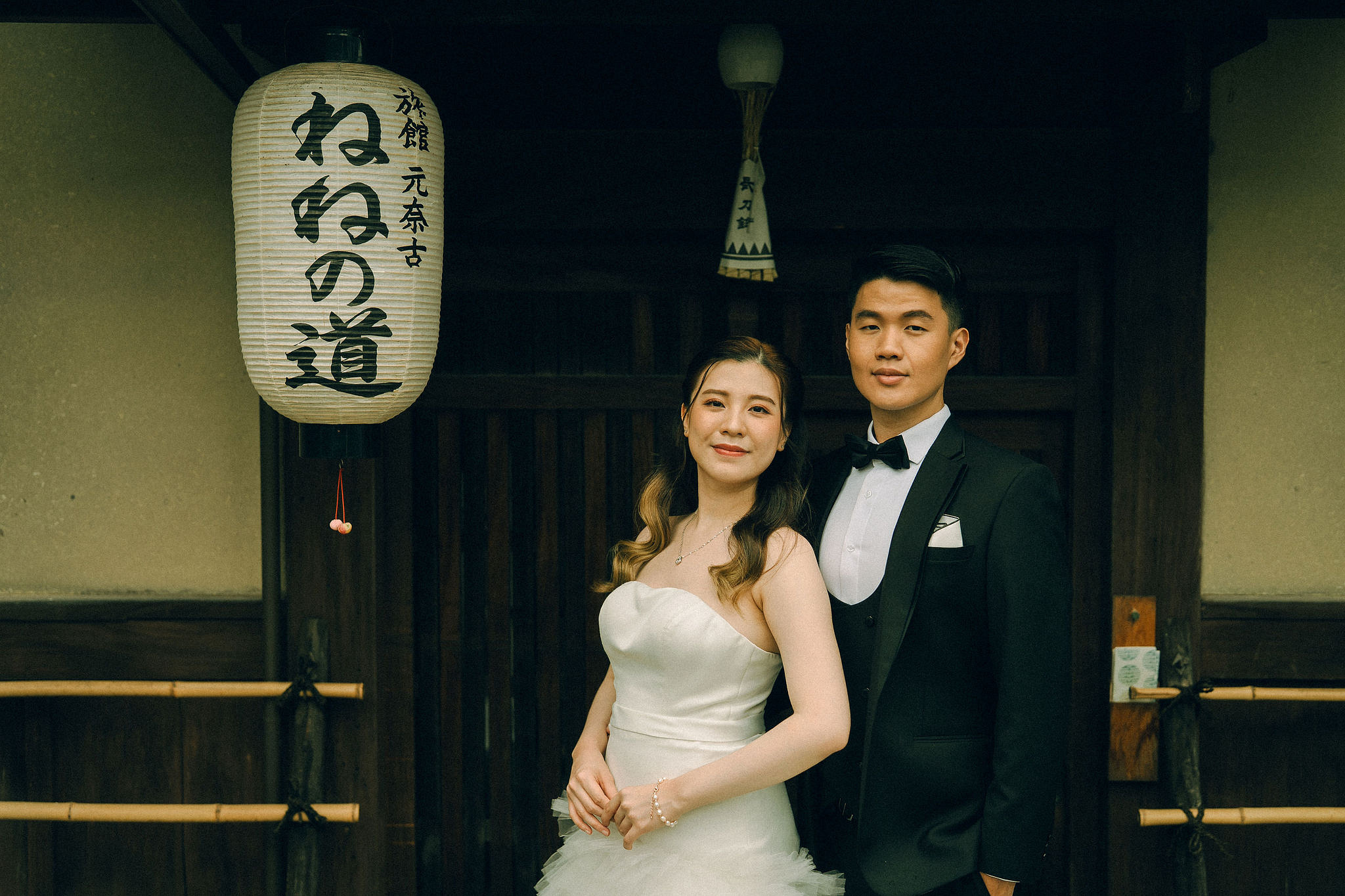 Kyoto Pre-Wedding Photoshoot | Fushimi Inari, Gion & Nara Park at Gion District & Historic Streets pre-wedding photo
