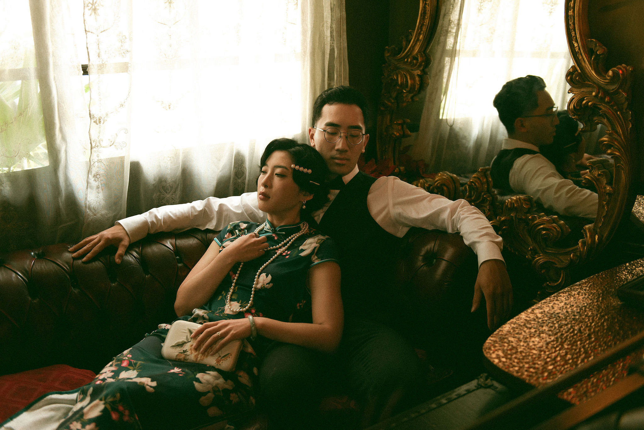 Taiwan Pre-Wedding Photoshoot | Cafe Chamber, Yangmingshan & Huaxi Street Night Market at Cafe Chamber pre-wedding photo