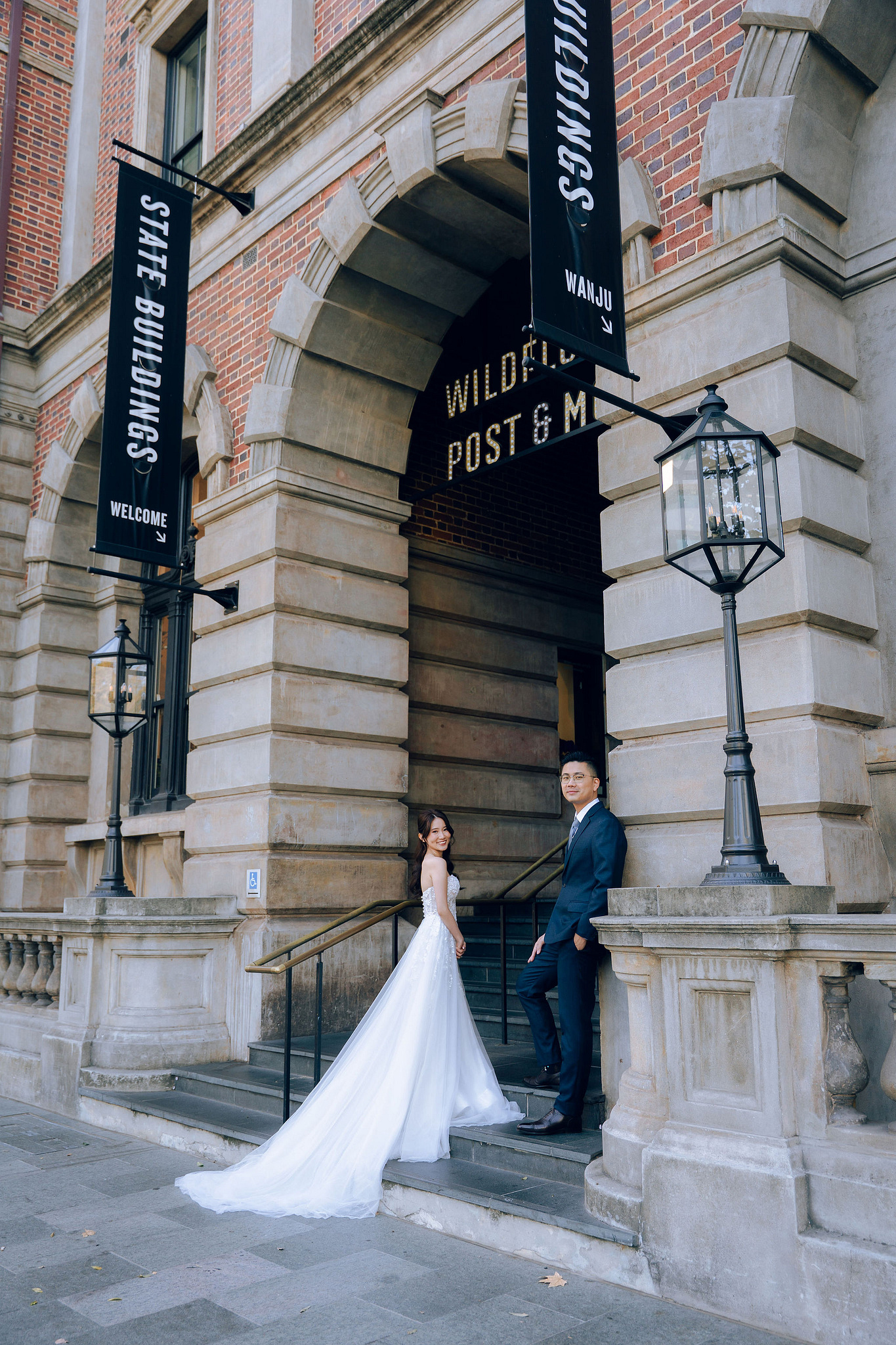 Perth Pre-Wedding Photoshoot | Lancelin, State Buildings & UWA at State Buildings pre-wedding photo