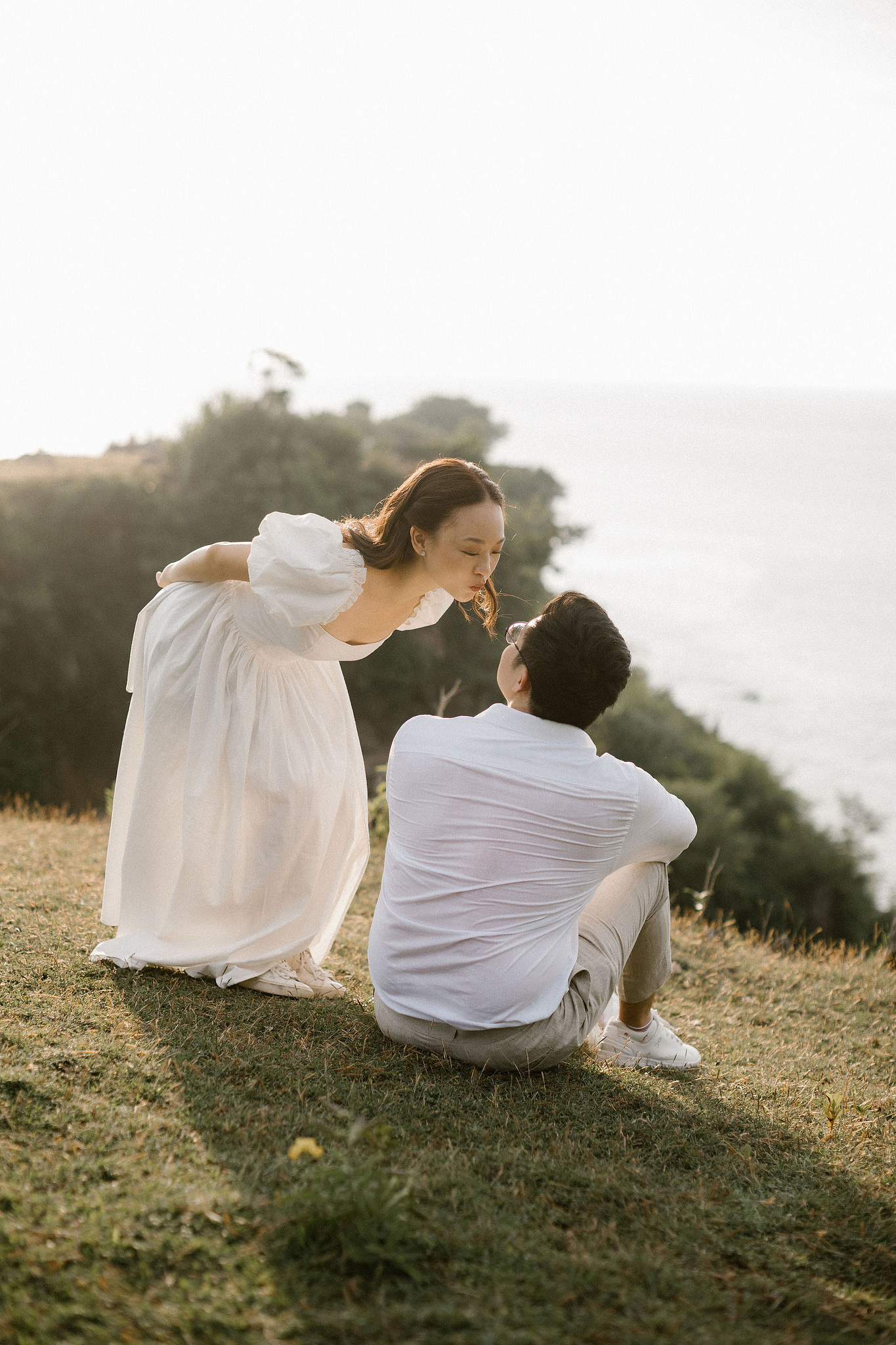 Bali Pre-Wedding Photoshoot | Pinggan Village, Lava Fields, Twin Cliff Valley & Beach at Beach pre-wedding photo