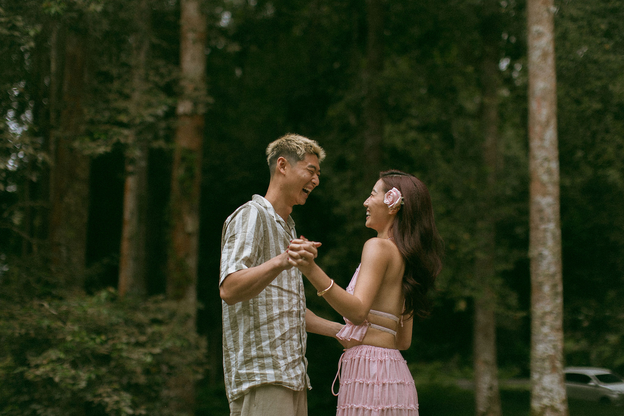 Bali Pre-Wedding Photoshoot | Lake Tamblingan, Kebun Raya Botanic Gardens & Blangsinga Waterfall at Botanic Gardens pre-wedding photo