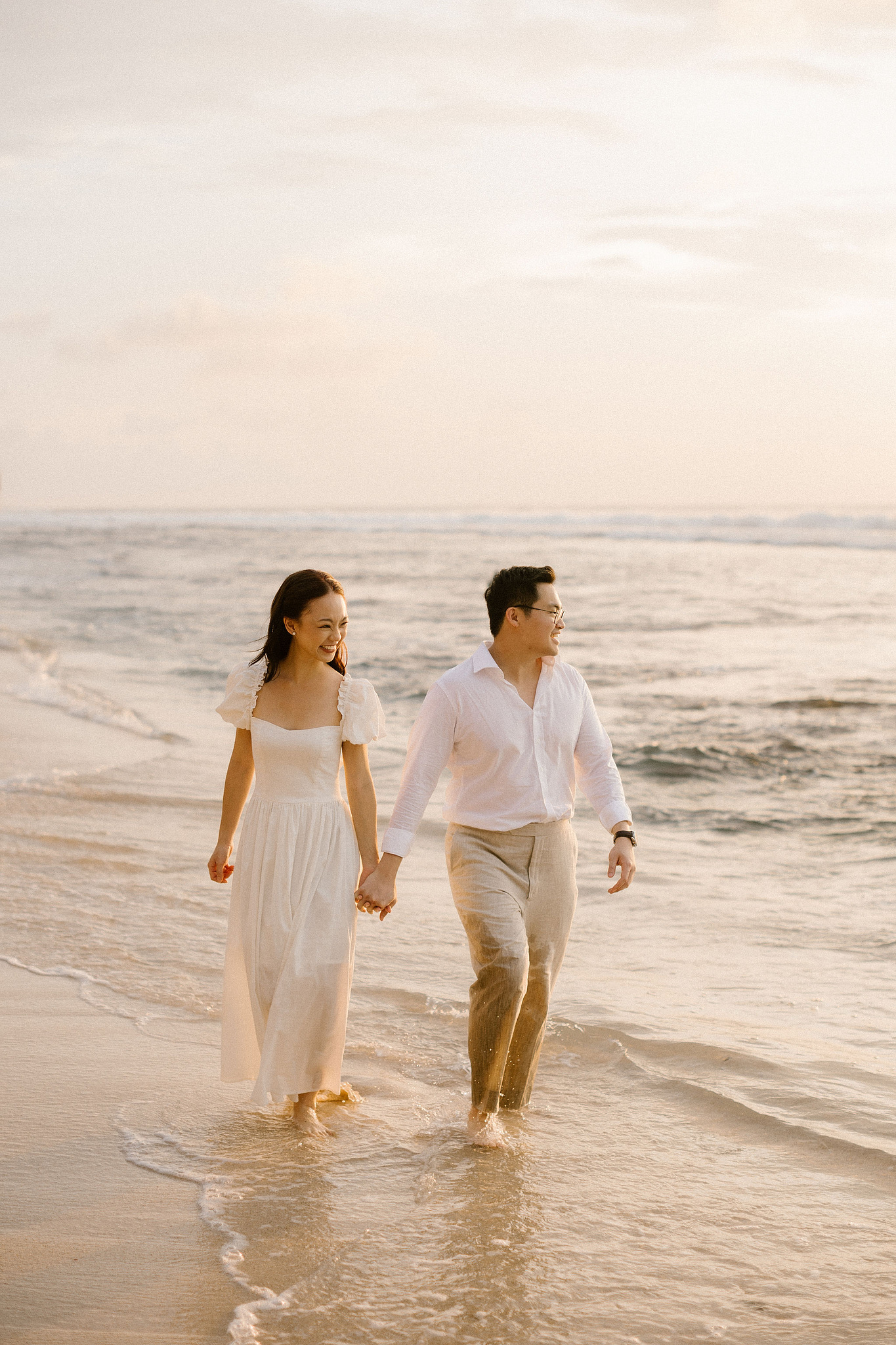 Bali Pre-Wedding Photoshoot | Pinggan Village, Lava Fields, Twin Cliff Valley & Beach at Beach pre-wedding photo