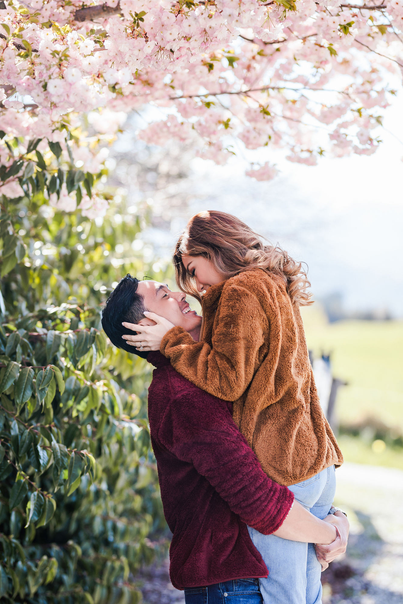 Kryz Uy And Slater Pre Wedding Photoshoot At Roy's Peak, Alpaca Farm And Arrowtown at Alpaca Farm pre-wedding photo