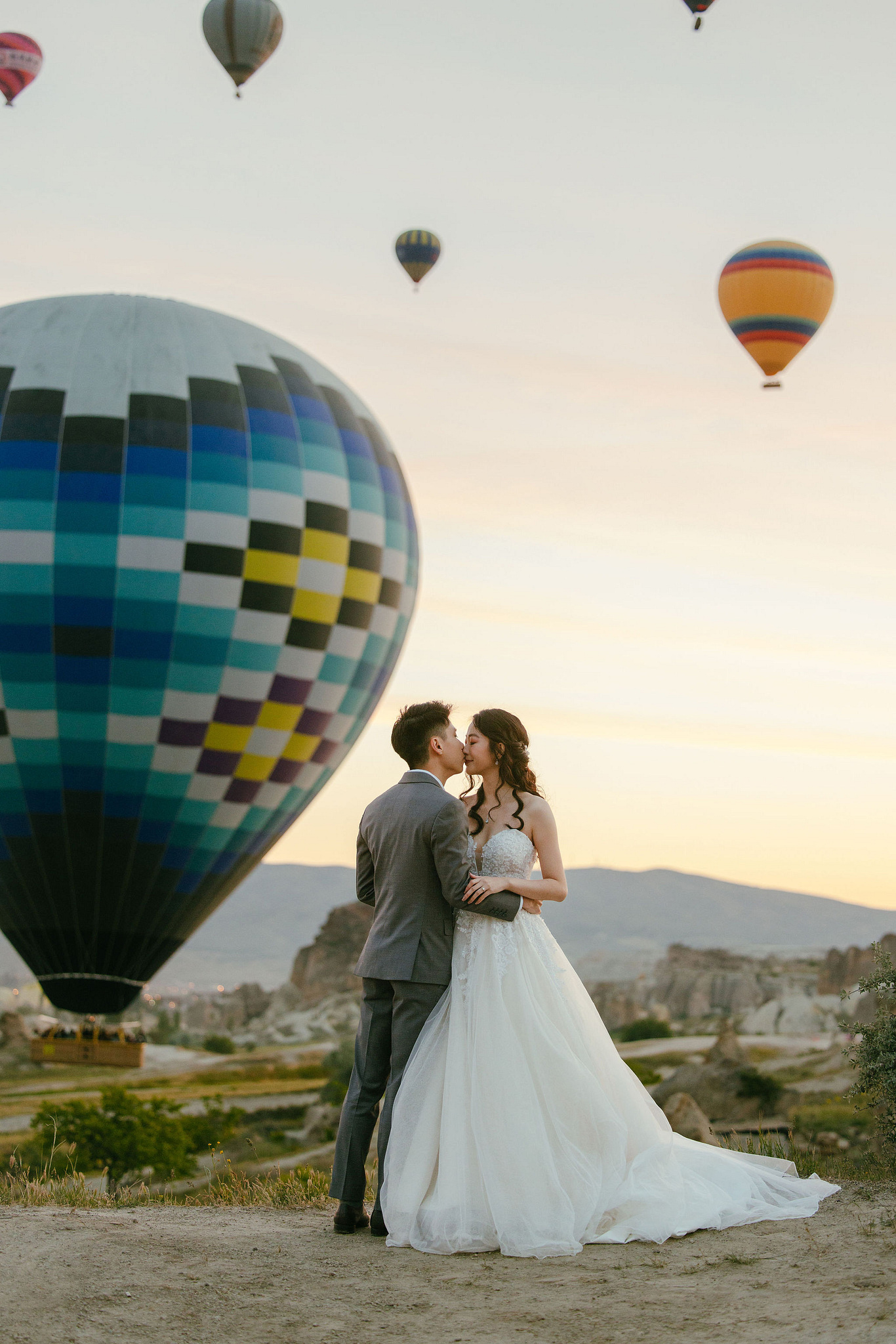 Cappadocia Pre-Wedding Photoshoot | Love Valley, Horse Ranch, Slot Canyons & Pigeon Valley at Love Valley pre-wedding photo