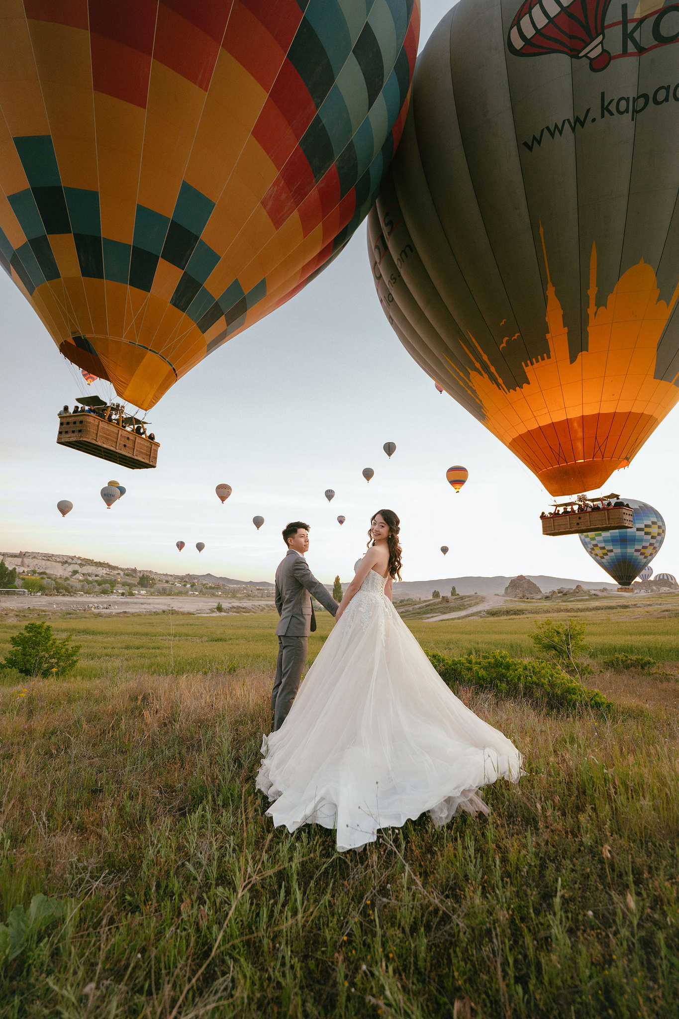 Cappadocia Pre-Wedding Photoshoot | Love Valley, Horse Ranch, Slot Canyons & Pigeon Valley at Love Valley pre-wedding photo