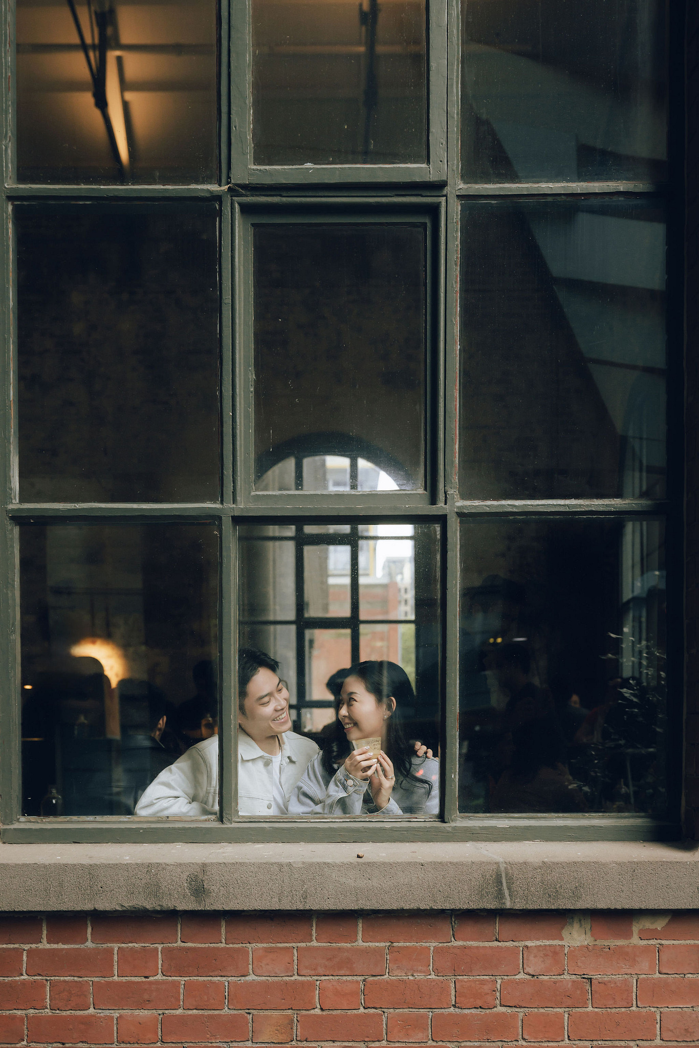 Melbourne Pre-Wedding Photoshoot | Redwood Forest, Higher Ground Cafe & Carlton Gardens at Higher Ground Cafe pre-wedding photo